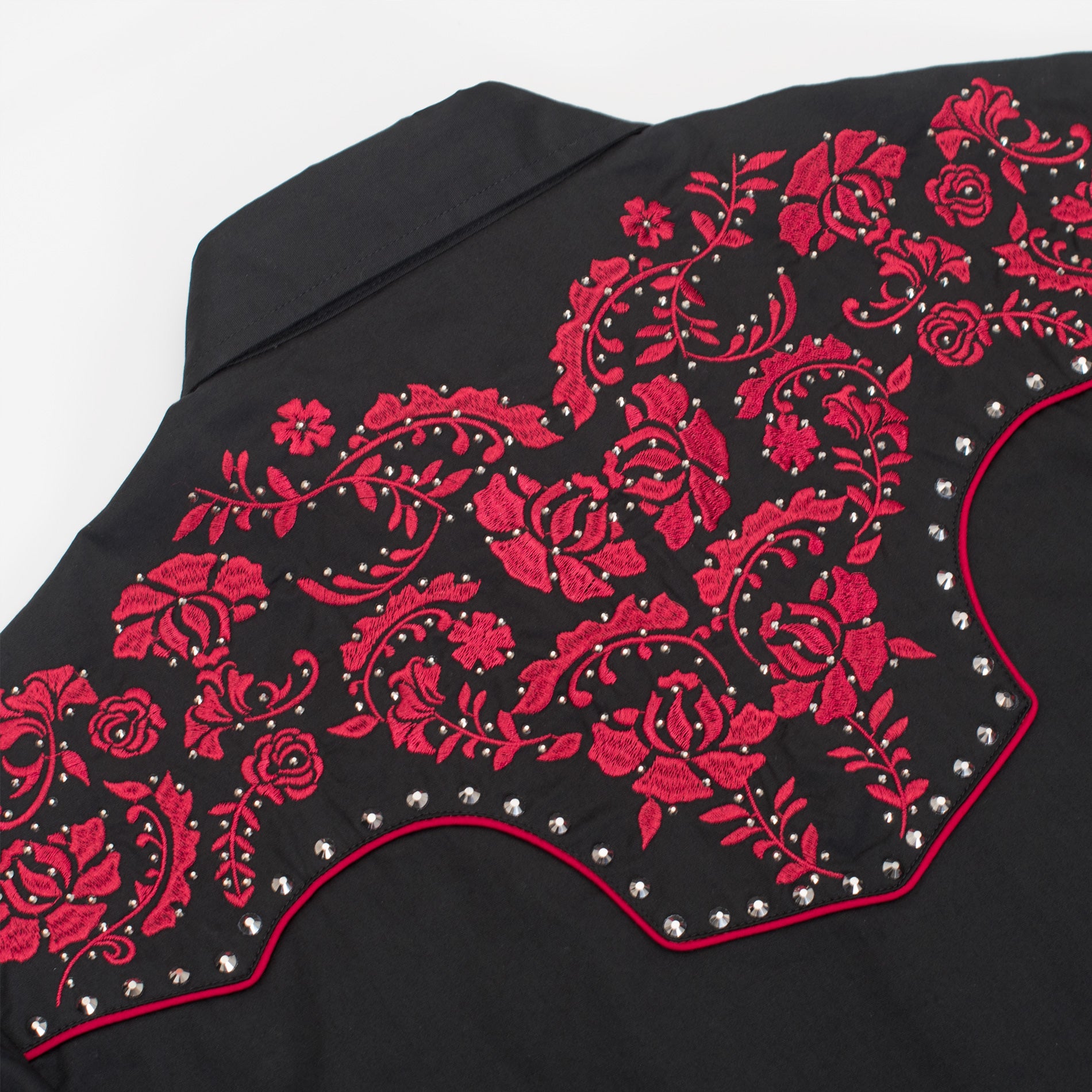 Men's Western Cowboy Embroidery Shirt-PS500D-1008 - Rodeo Clothing wholesale 