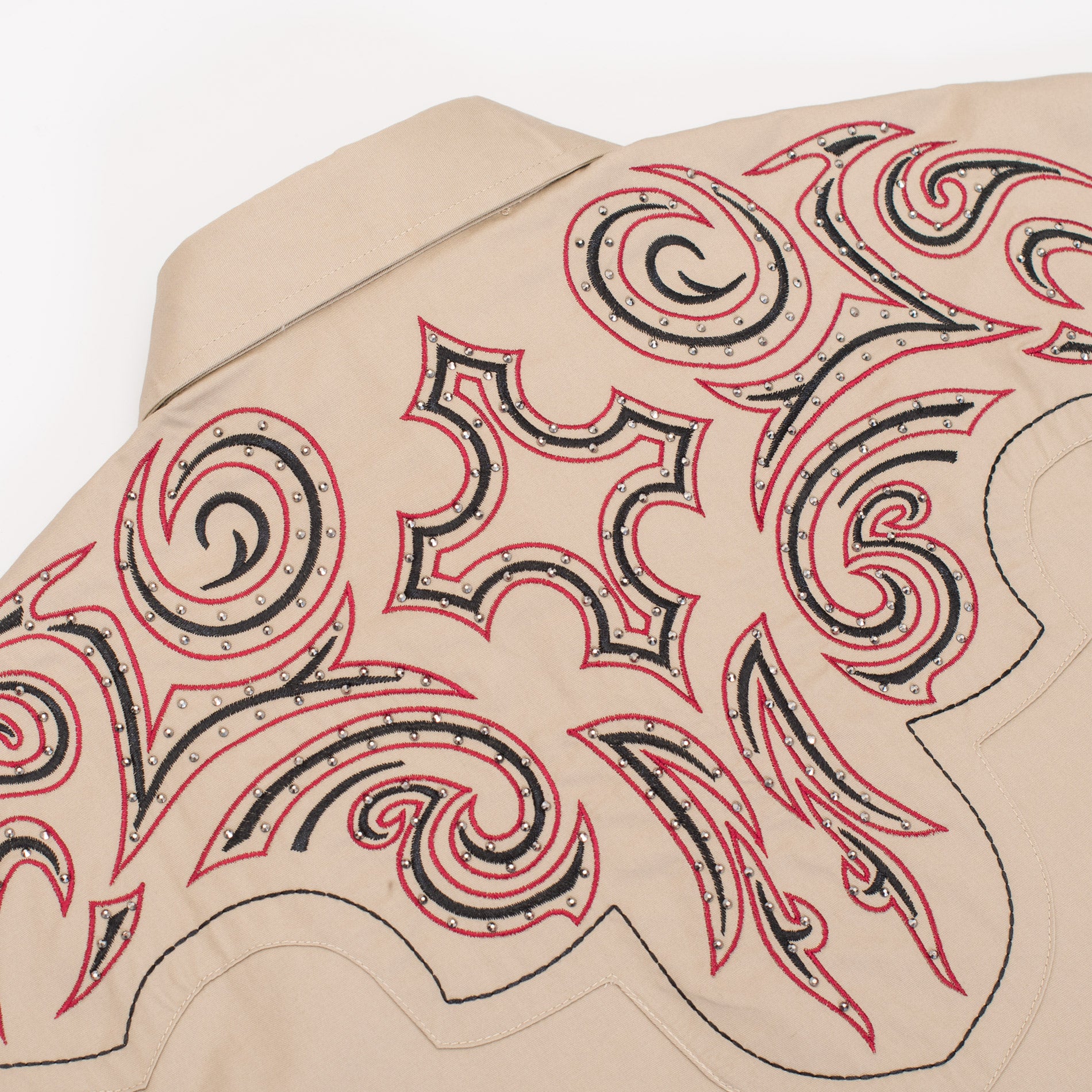 Men's Western Cowboy Embroidery Shirt-PS500D-1014 - Rodeo Clothing wholesale 