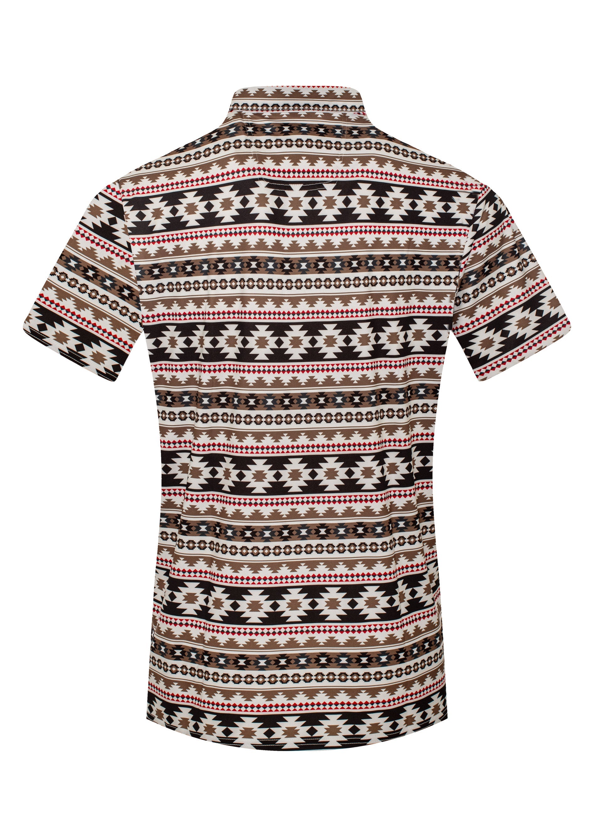 Patterned shirt on a white background with product code RS200 and color 1056.
