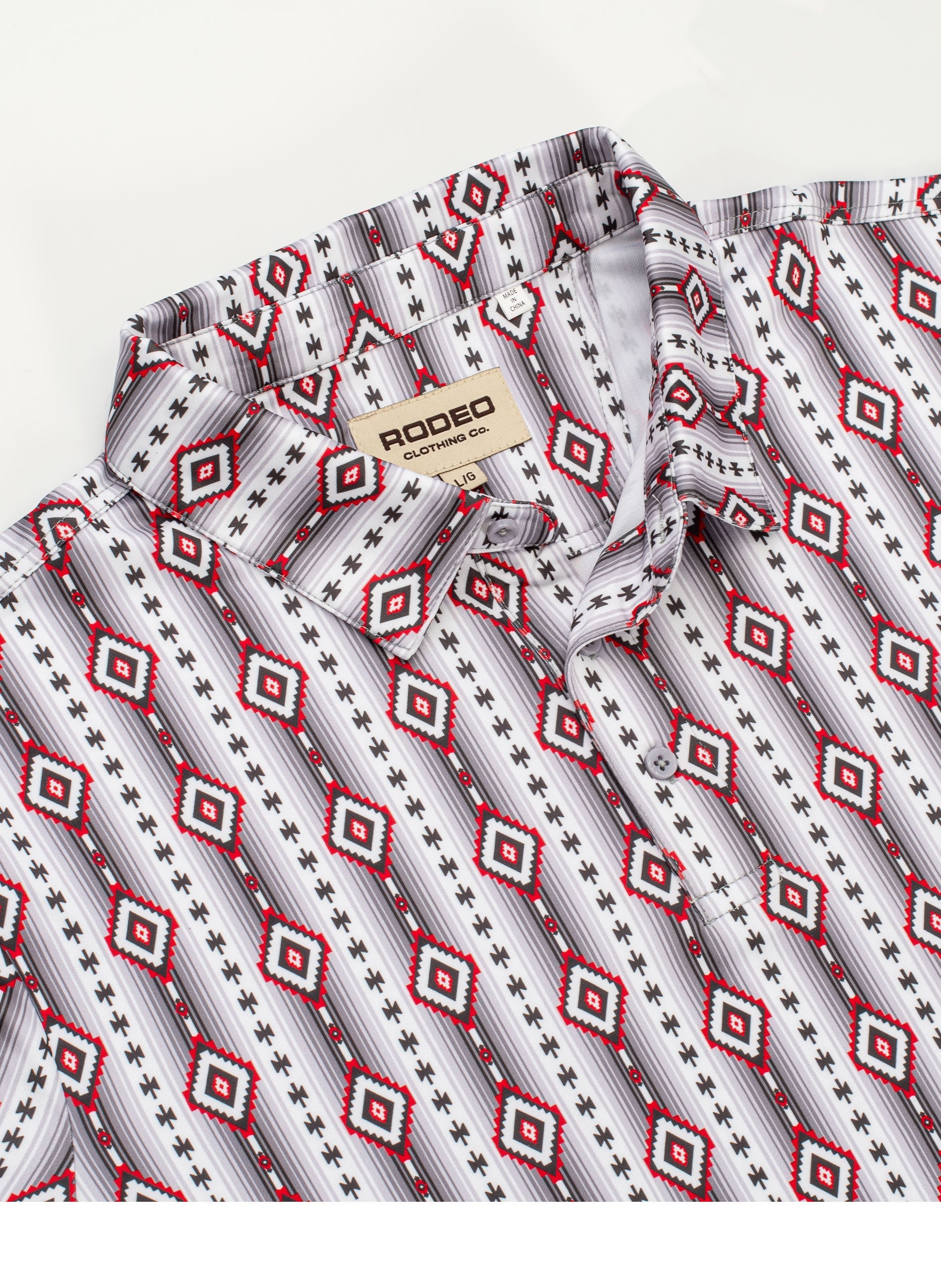 Men's Short Sleeve Modal Printed Polo Shirt – RS200-1060