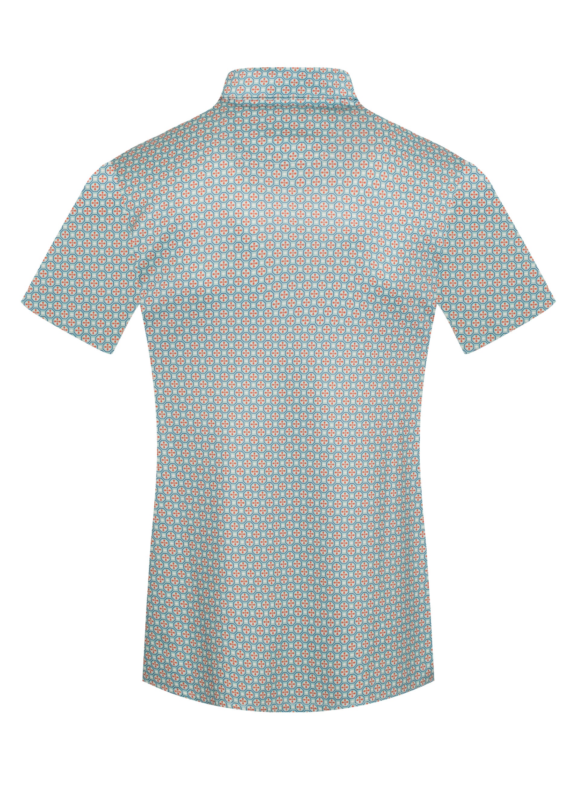 Men's Short Sleeve Modal Printed Polo Shirt – RS200-1074