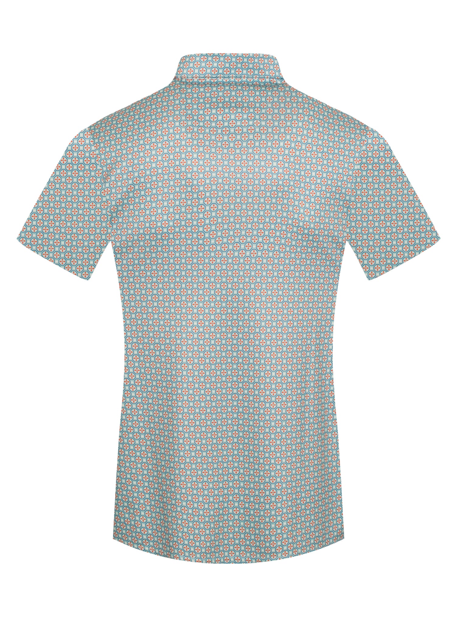 Men's Short Sleeve Modal Printed Polo Shirt – RS200-1074