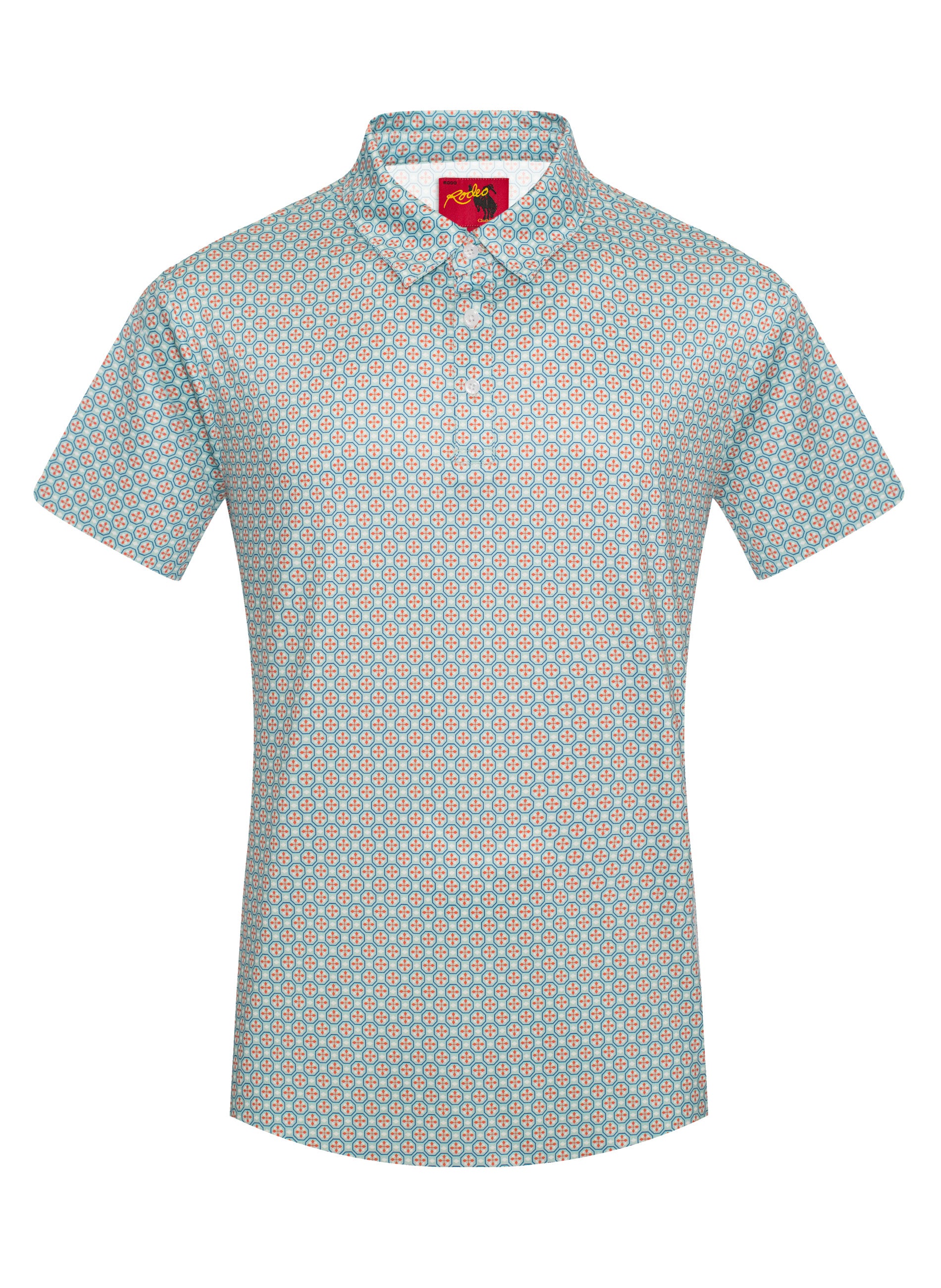 Men's Short Sleeve Modal Printed Polo Shirt – RS200-1074