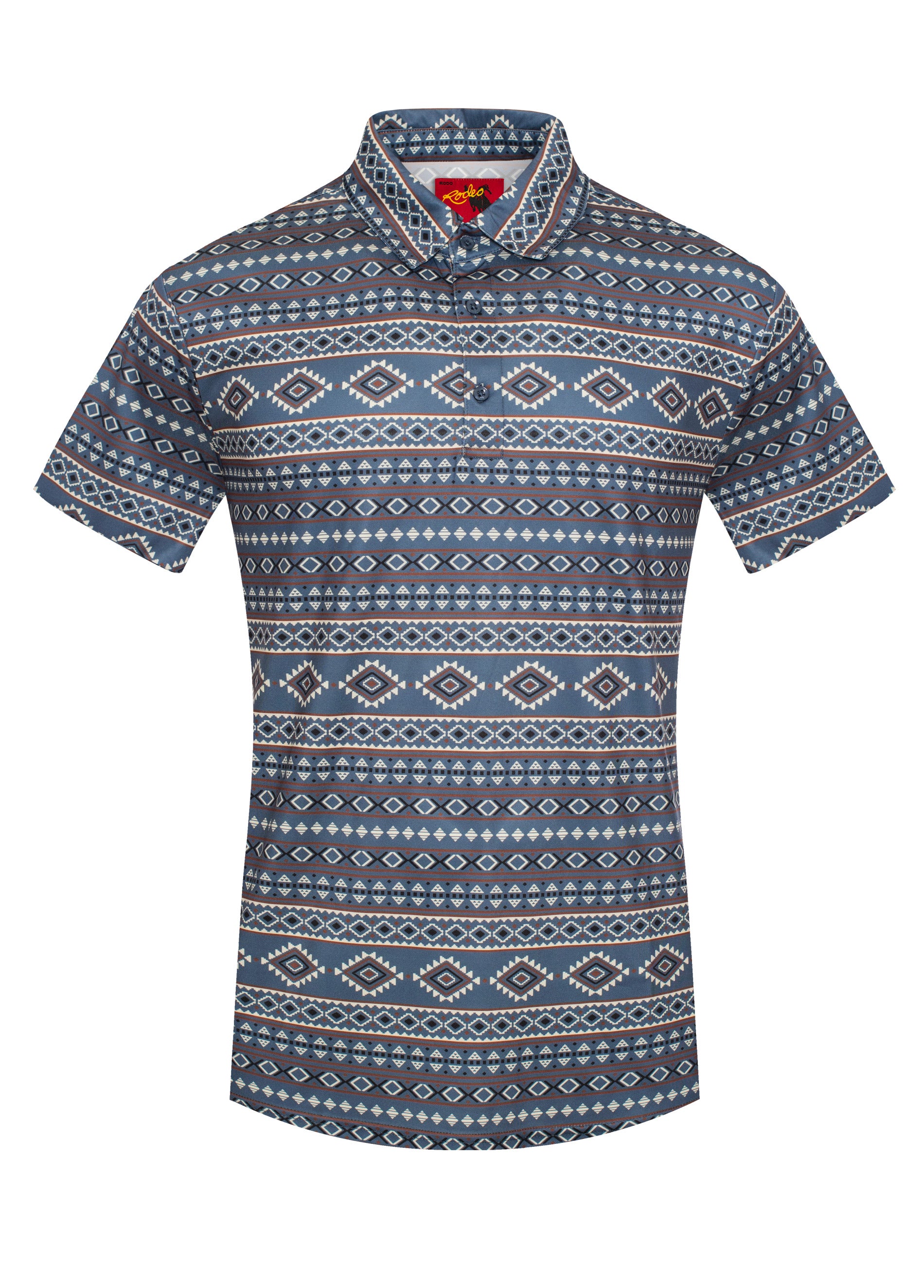 Men's Short Sleeve Modal Printed Polo Shirt – RS200-1104