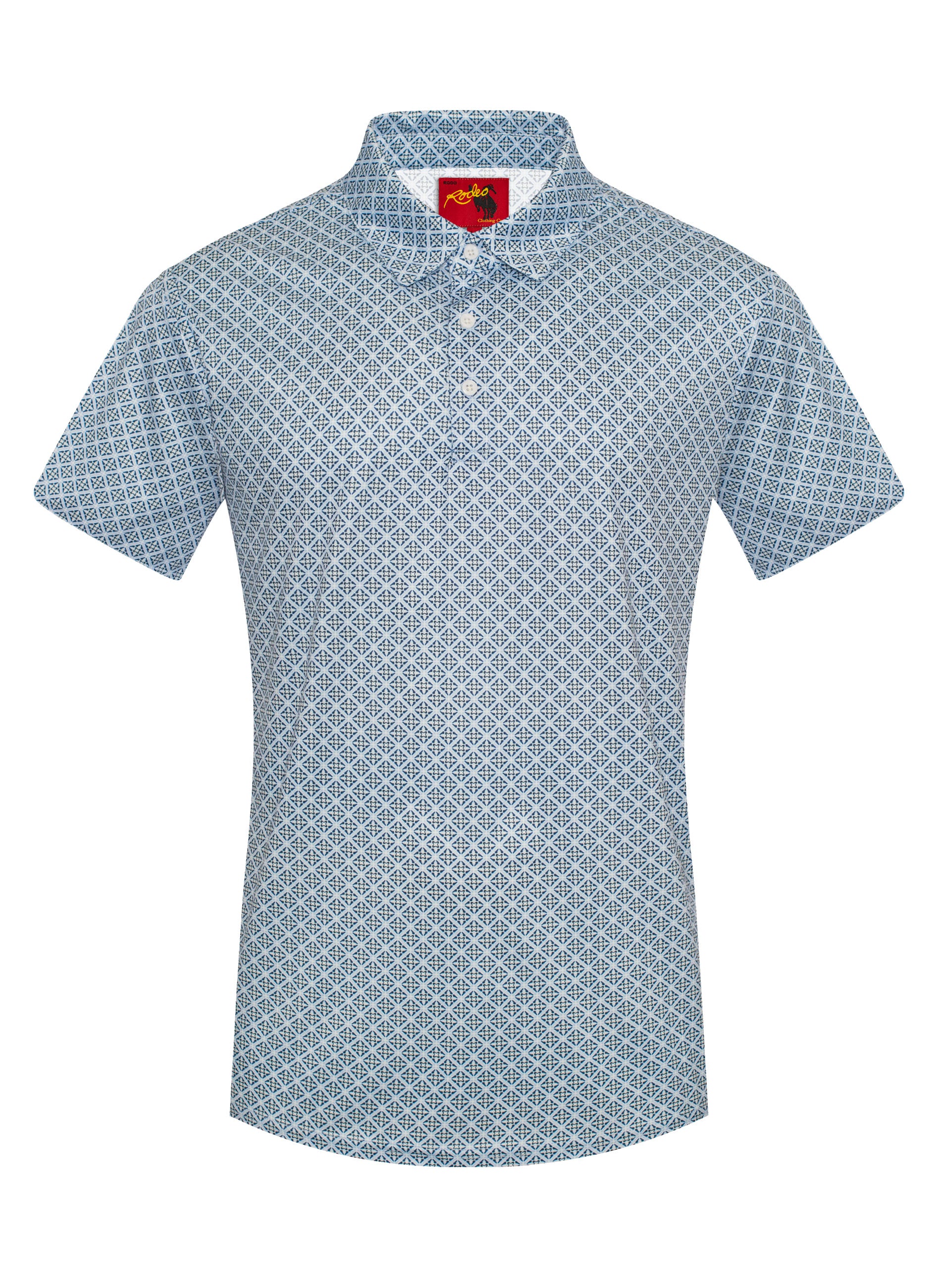 Men's Short Sleeve Modal Printed Polo Shirt – RS200-1105