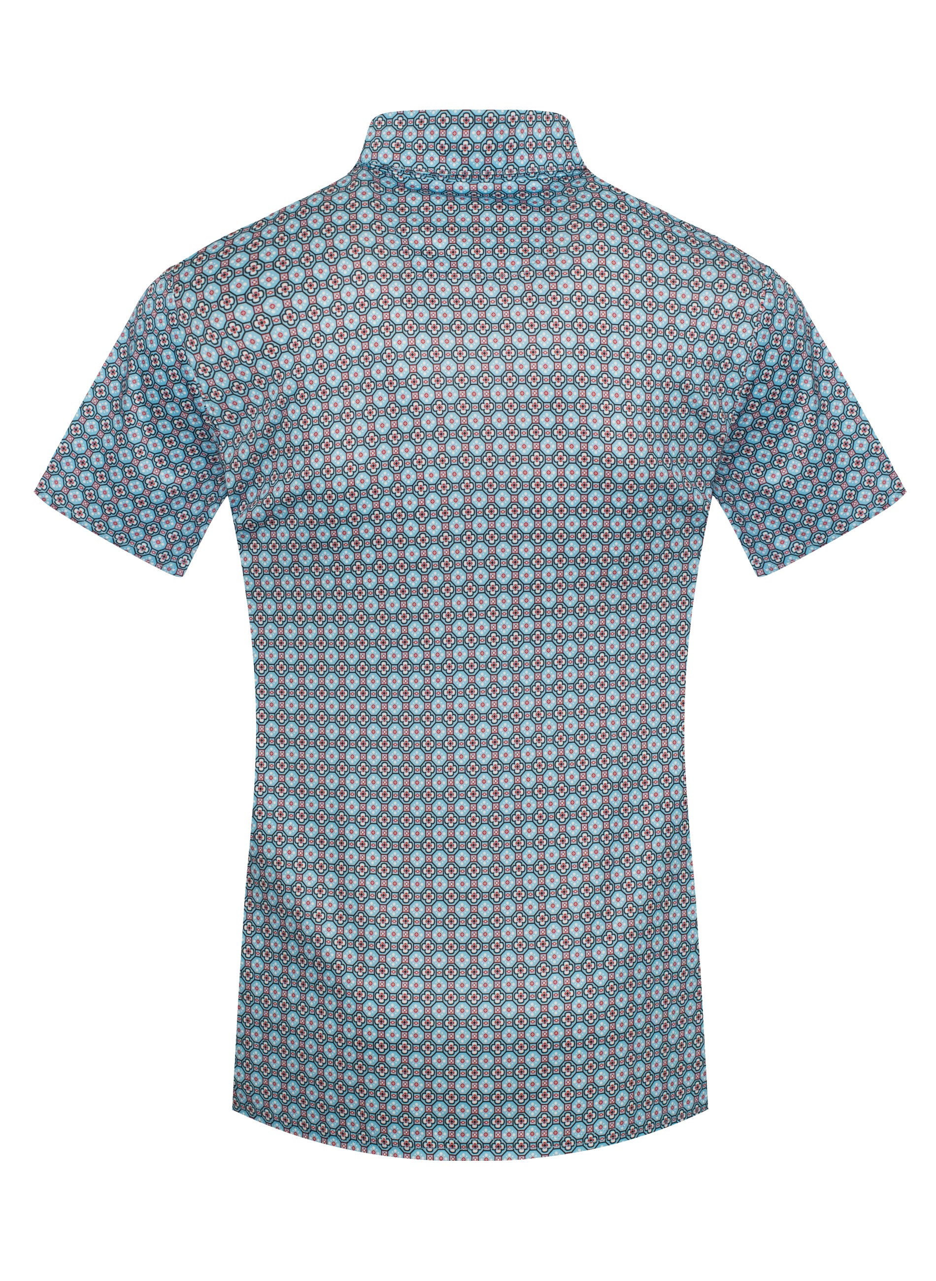 Men's Short Sleeve Modal Printed Polo Shirt – RS200-1106