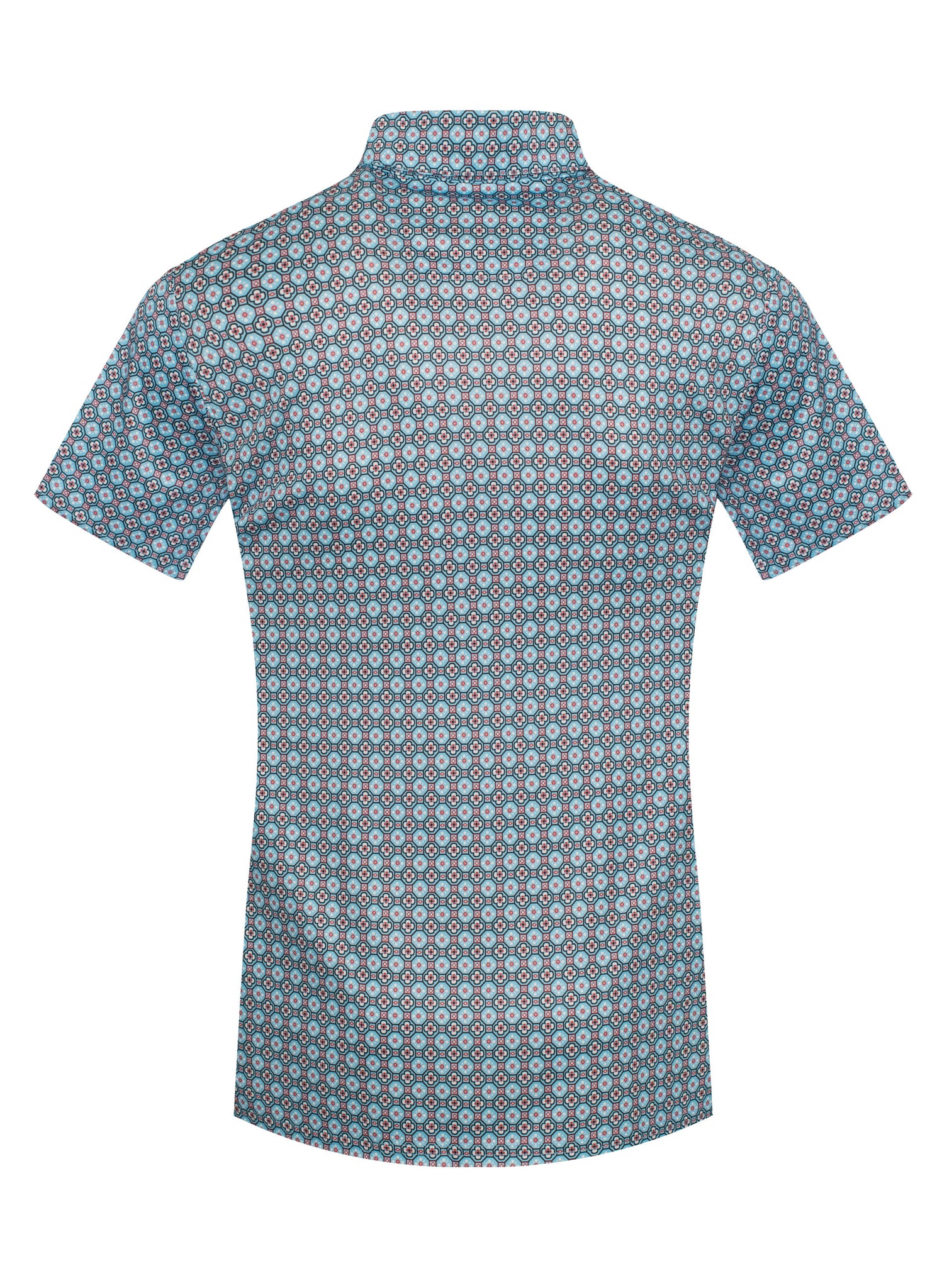 Men's Short Sleeve Modal Printed Polo Shirt – RS200-1106
