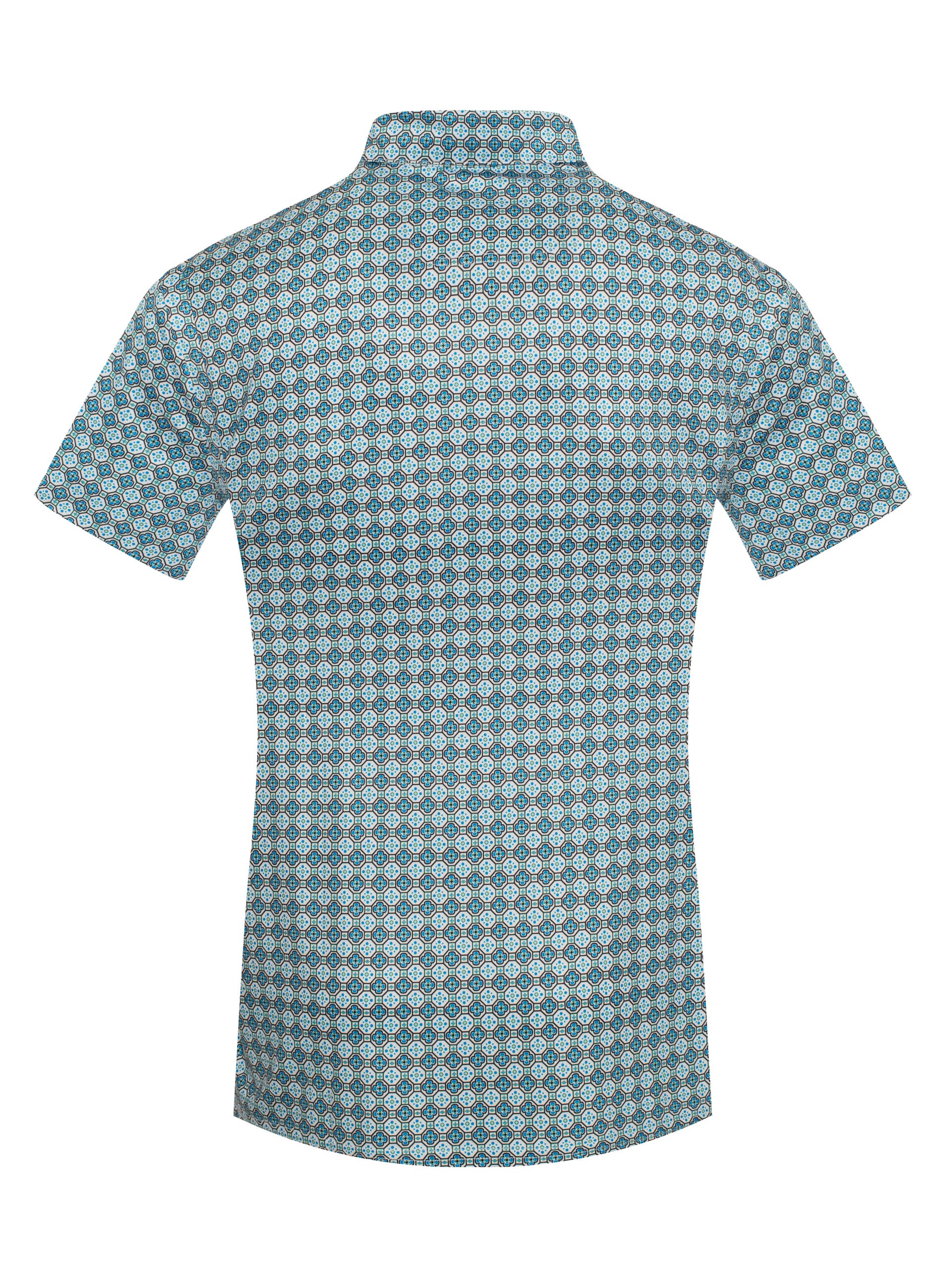 Men's Short Sleeve Modal Printed Polo Shirt – RS200-1107