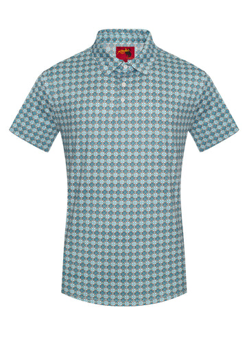Men's Short Sleeve Modal Printed Polo Shirt – RS200-1107