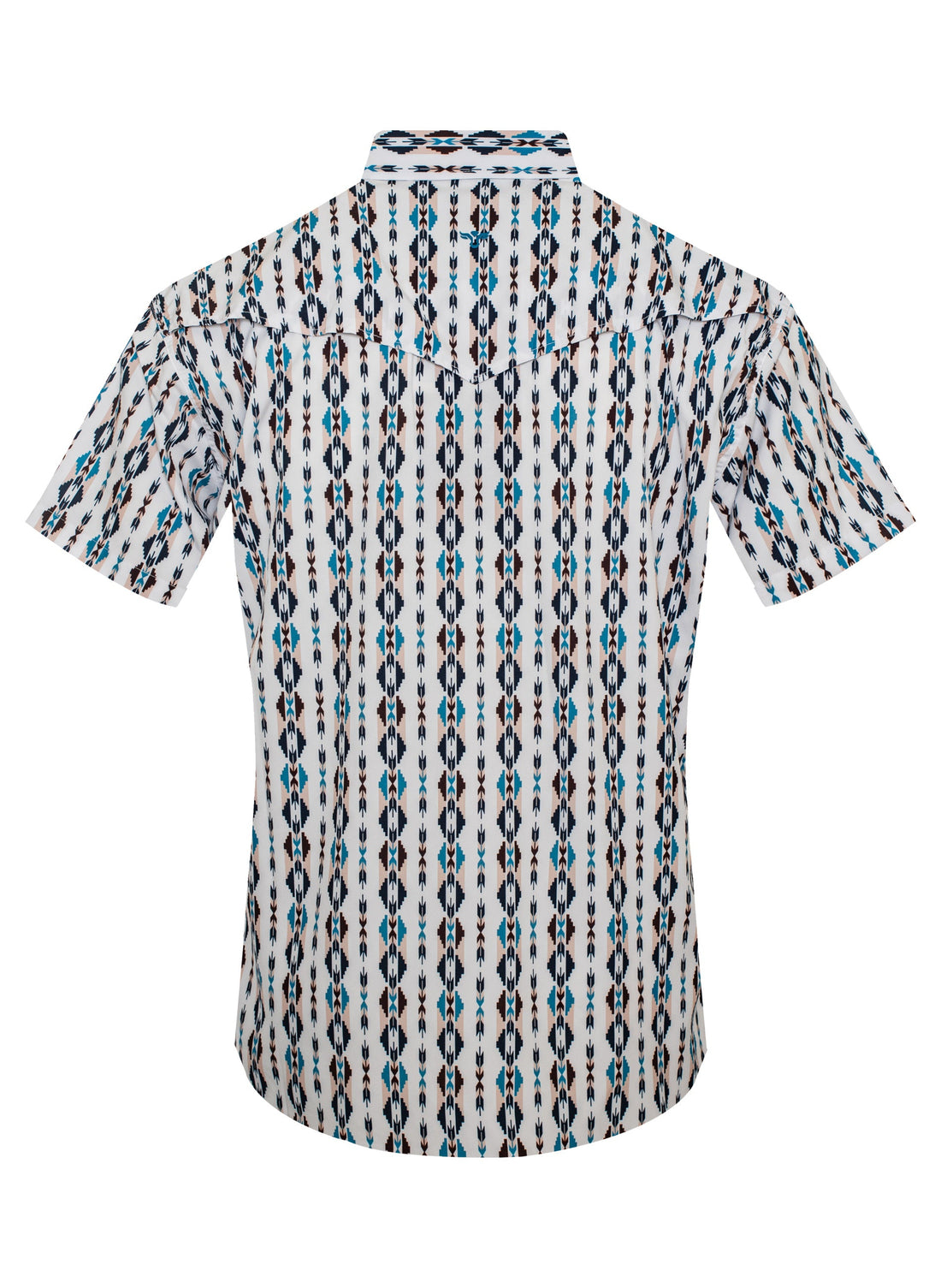 Men’s UPF 50+ Sun Protection Short Sleeve Western Shirt-RT101S-1052