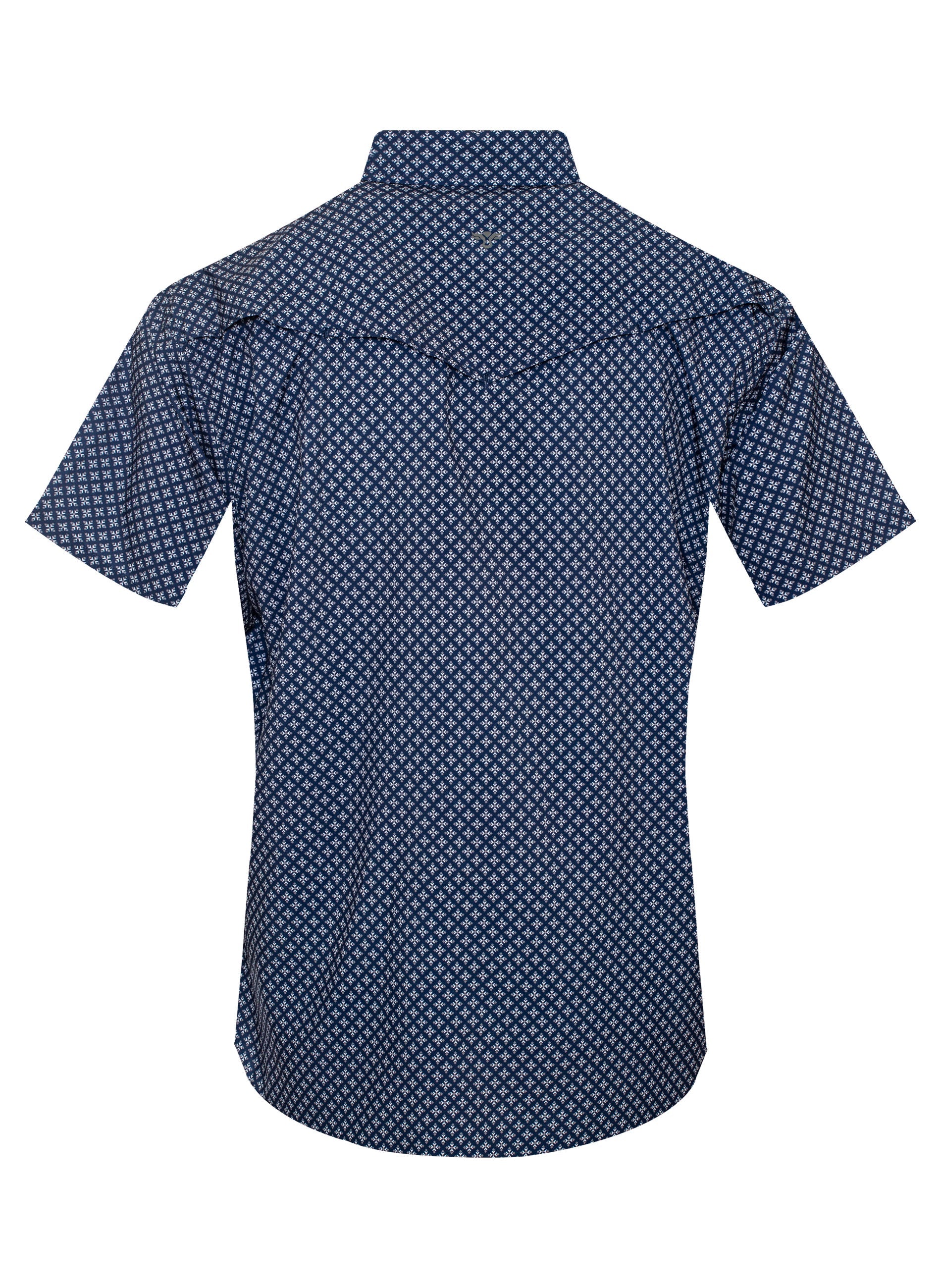 Men’s UPF 50+ Sun Protection Short Sleeve Western Shirt-RT101S-1109