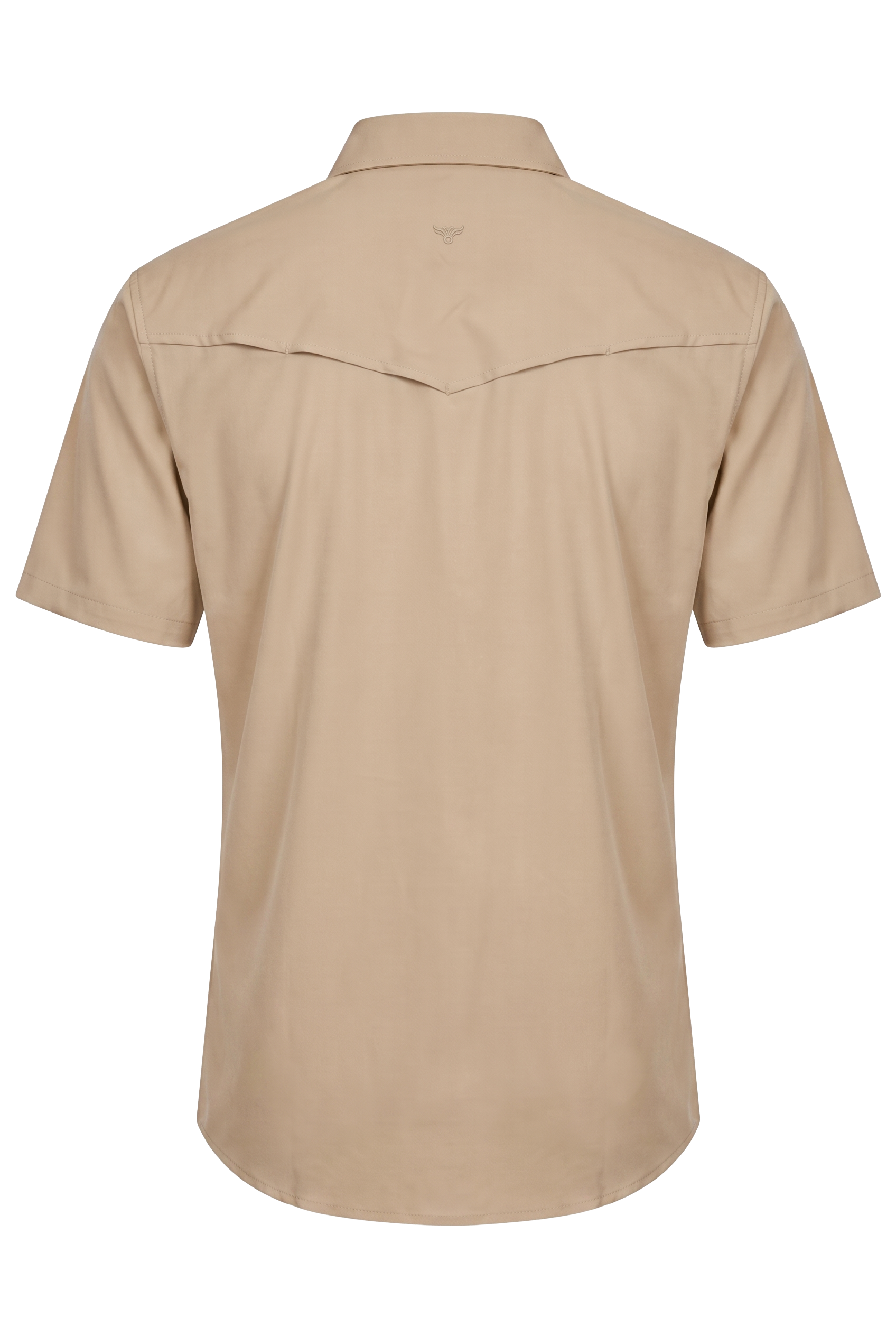 Men’s UPF 50+ Sun Protection Short Sleeve Western Shirt-RT102S-SAND
