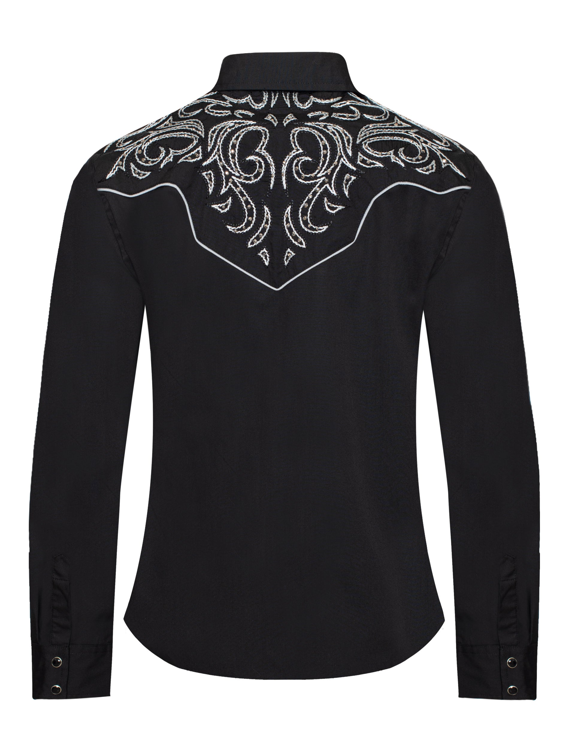 Women’s Western Embroidered diamond studded Shirts-LS500D-527 - Rodeo Clothing wholesale 