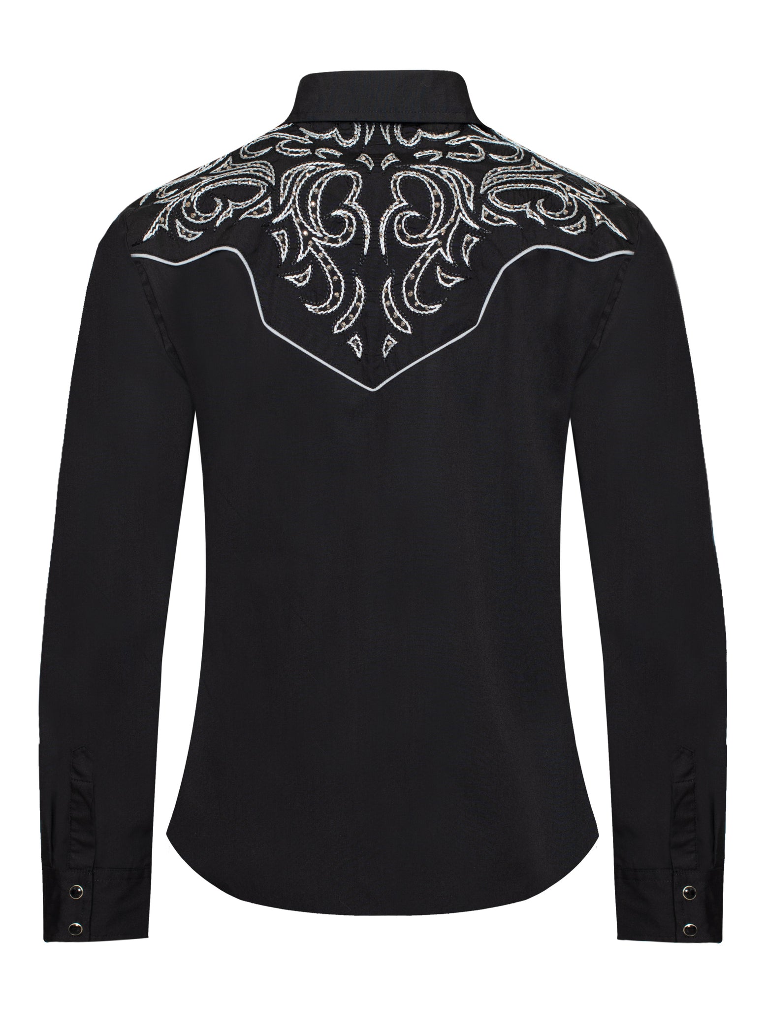 Women’s Western Embroidered diamond studded Shirts-LS500D-527