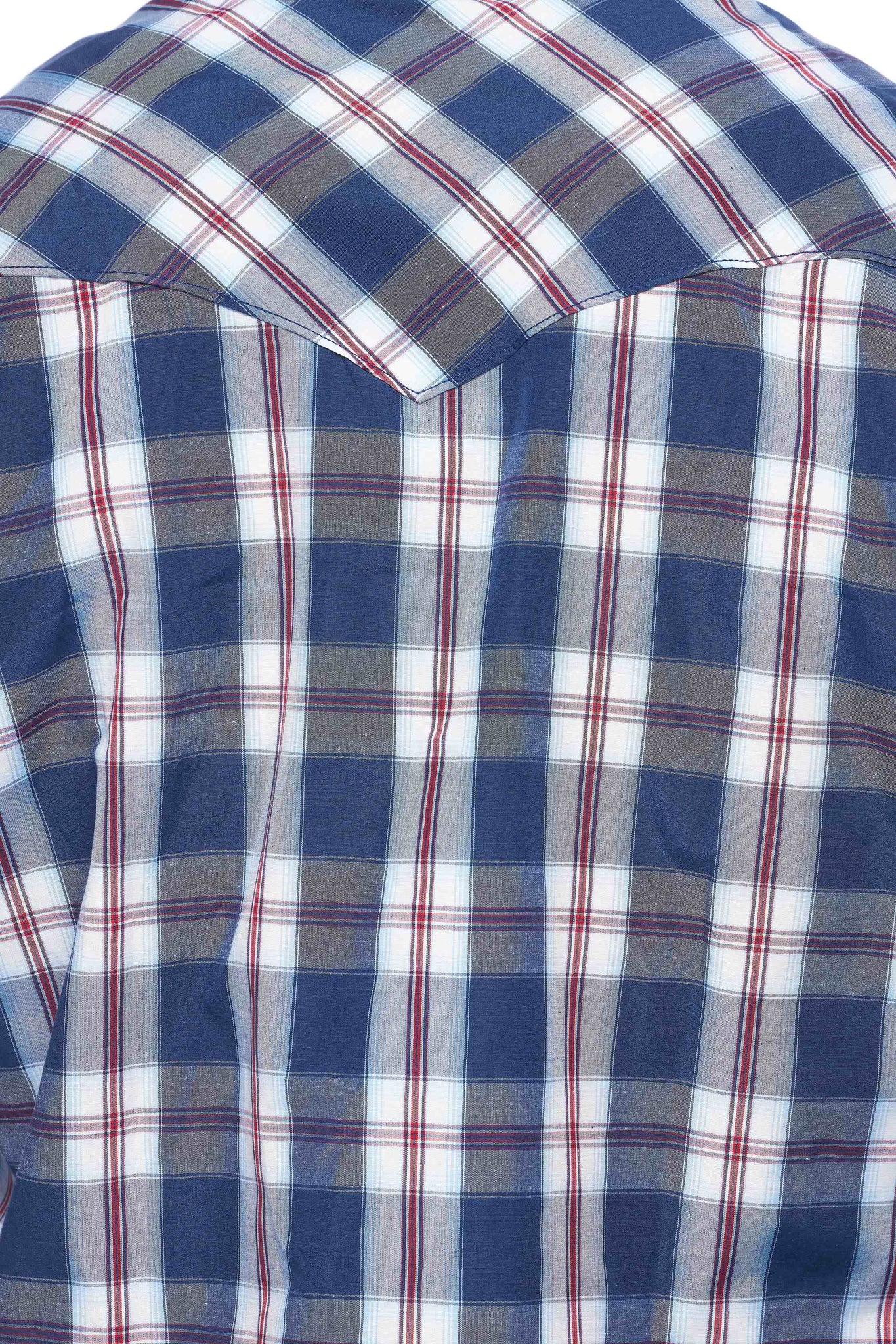 Men's Western Long Sleeve Pearl Snap Plaid Shirt - PS400-403