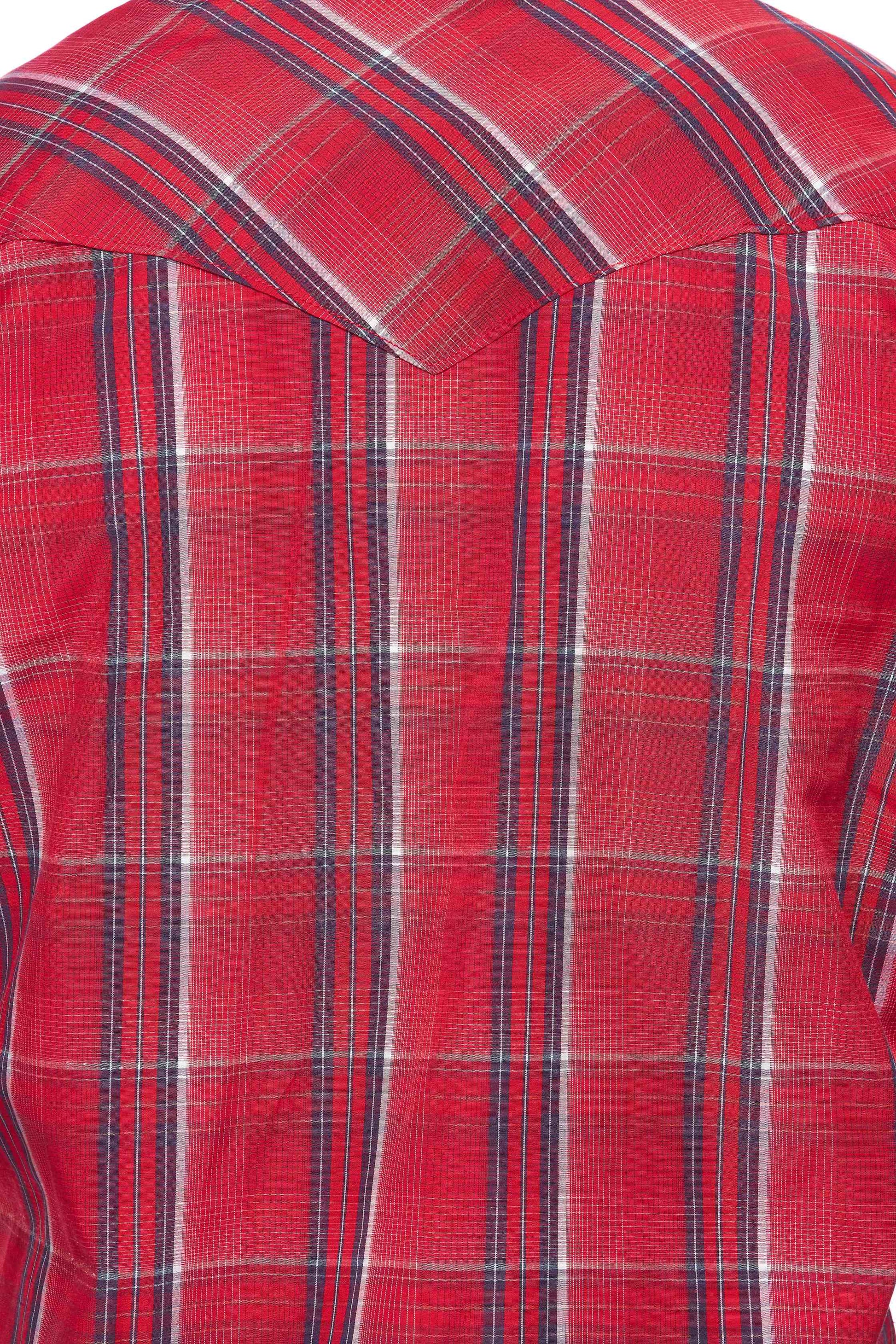 Men's Western Long Sleeve Pearl Snap Plaid Shirt-PS400-407 - Rodeo Clothing wholesale 
