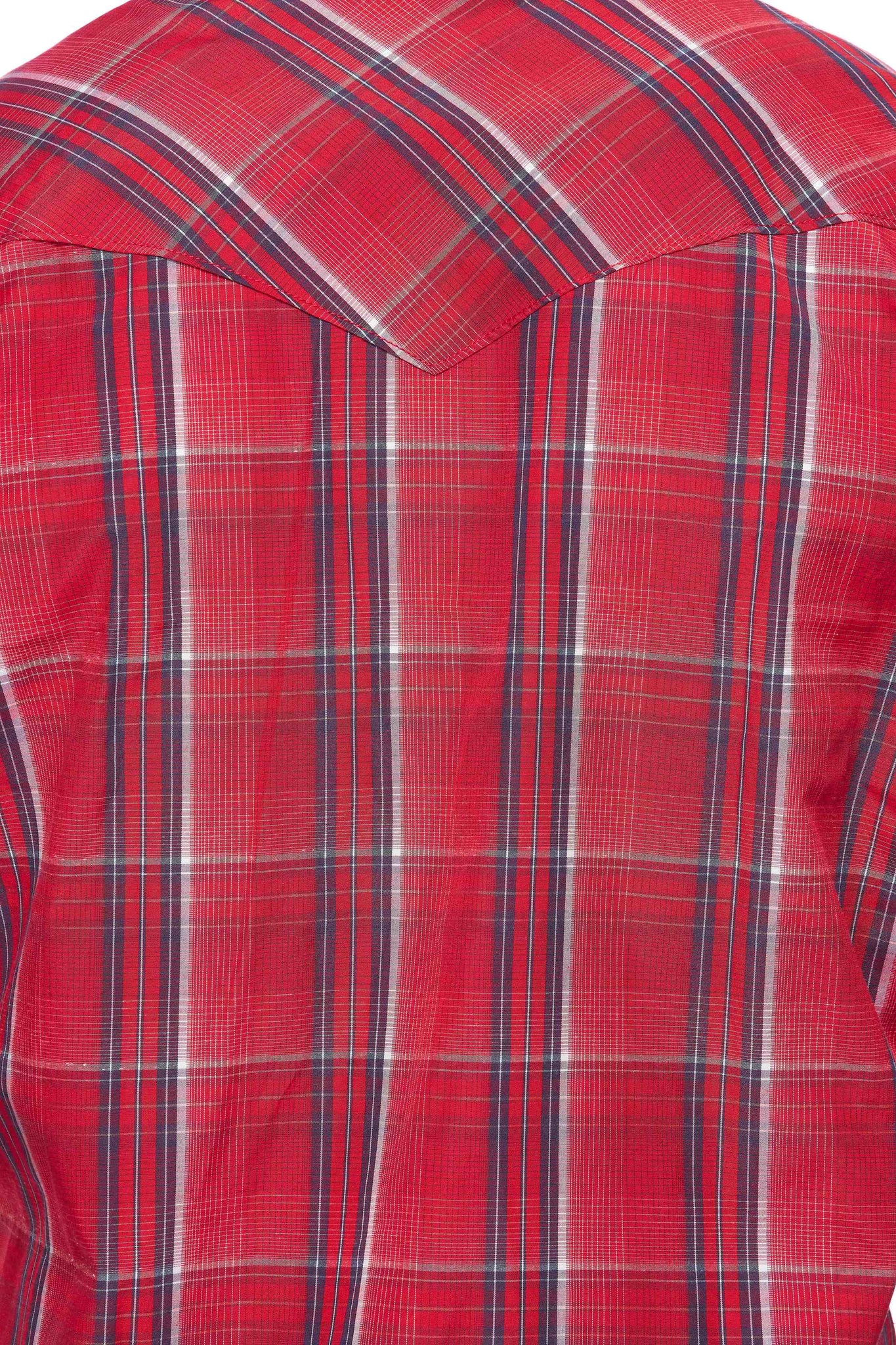 Men's Western Long Sleeve Pearl Snap Plaid Shirt - PS400-407