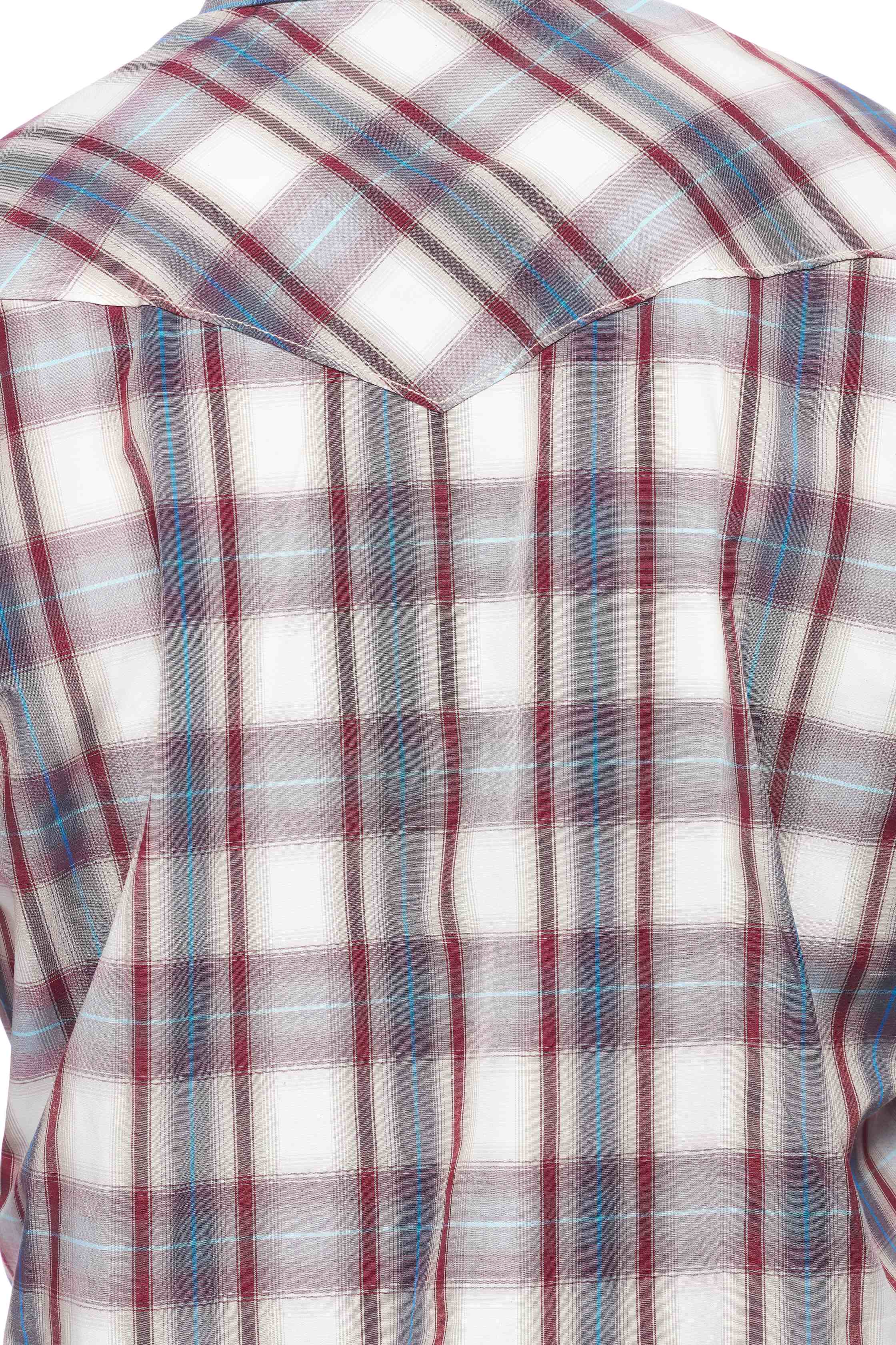 Men's Western Long Sleeve Pearl Snap Plaid Shirt-PS400-406 - Rodeo Clothing wholesale 