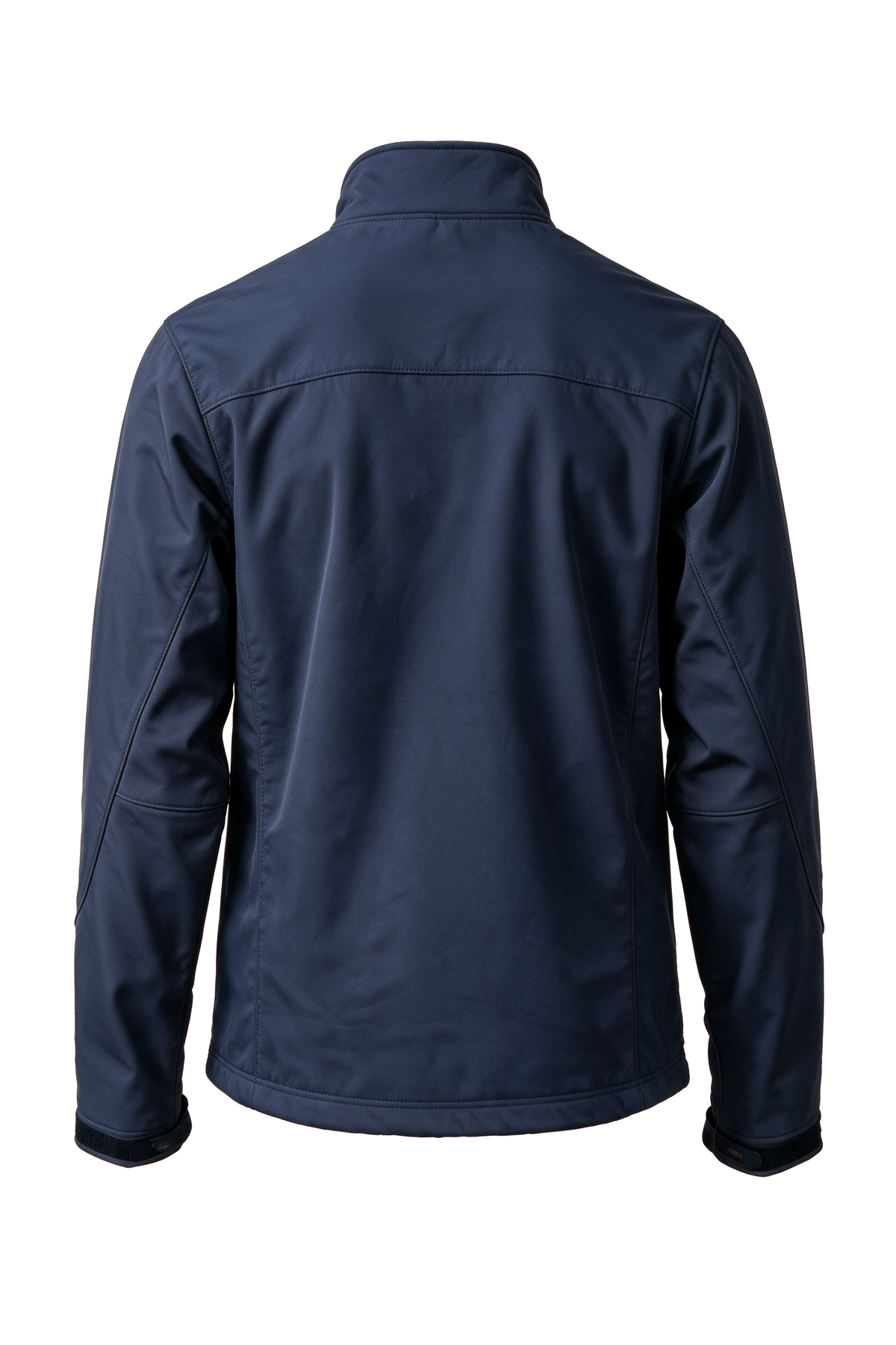 Men's Soft Shell Bonded Jacket-NJ650-Navy-Grey