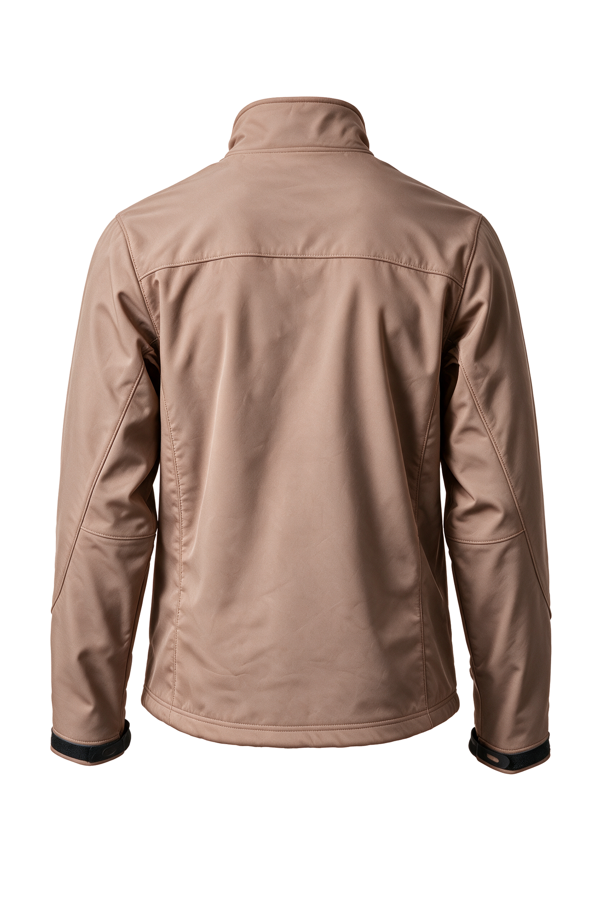 Men's Soft Shell Bonded Jacket-NJ650-Khaki-Brown