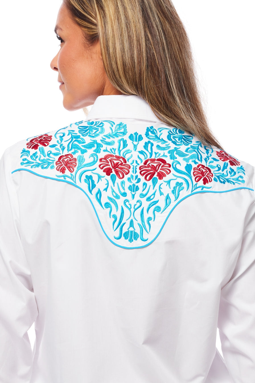 Women’s Western Embroidered Shirts-LS500-513 - Rodeo Clothing wholesale 