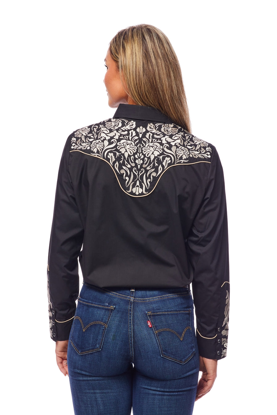 Women’s Western Embroidered Shirts-LS500-511 - Rodeo Clothing wholesale 