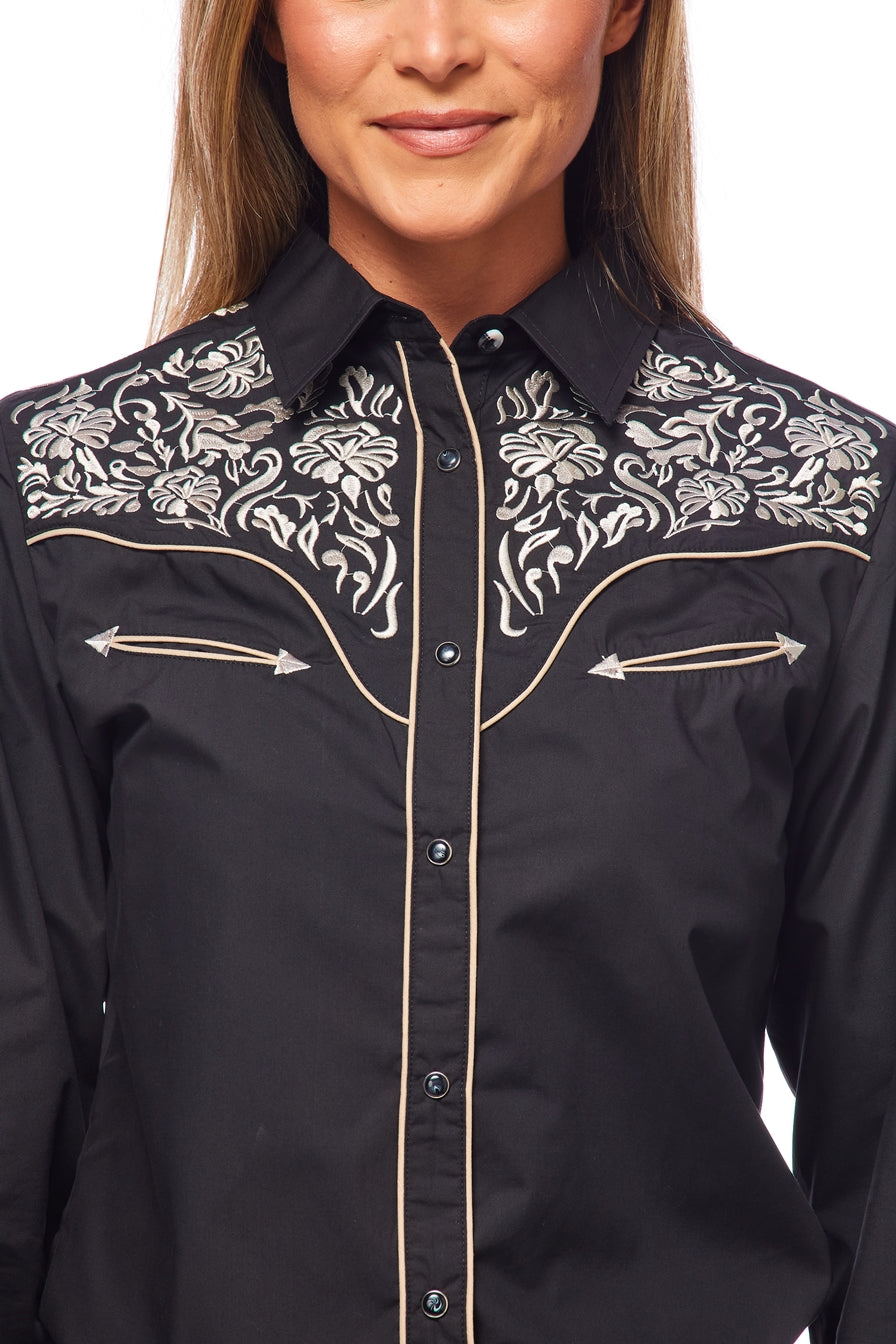 Women’s Western Embroidered Shirts-LS500-511 - Rodeo Clothing wholesale 
