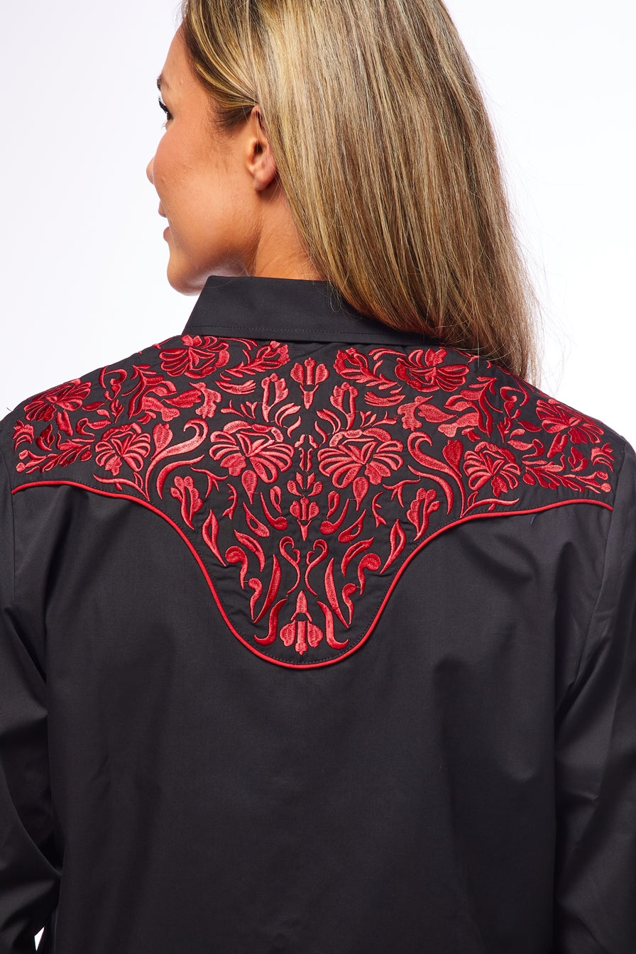 Women’s Western Embroidered Shirts-LS500-512 - Rodeo Clothing wholesale 