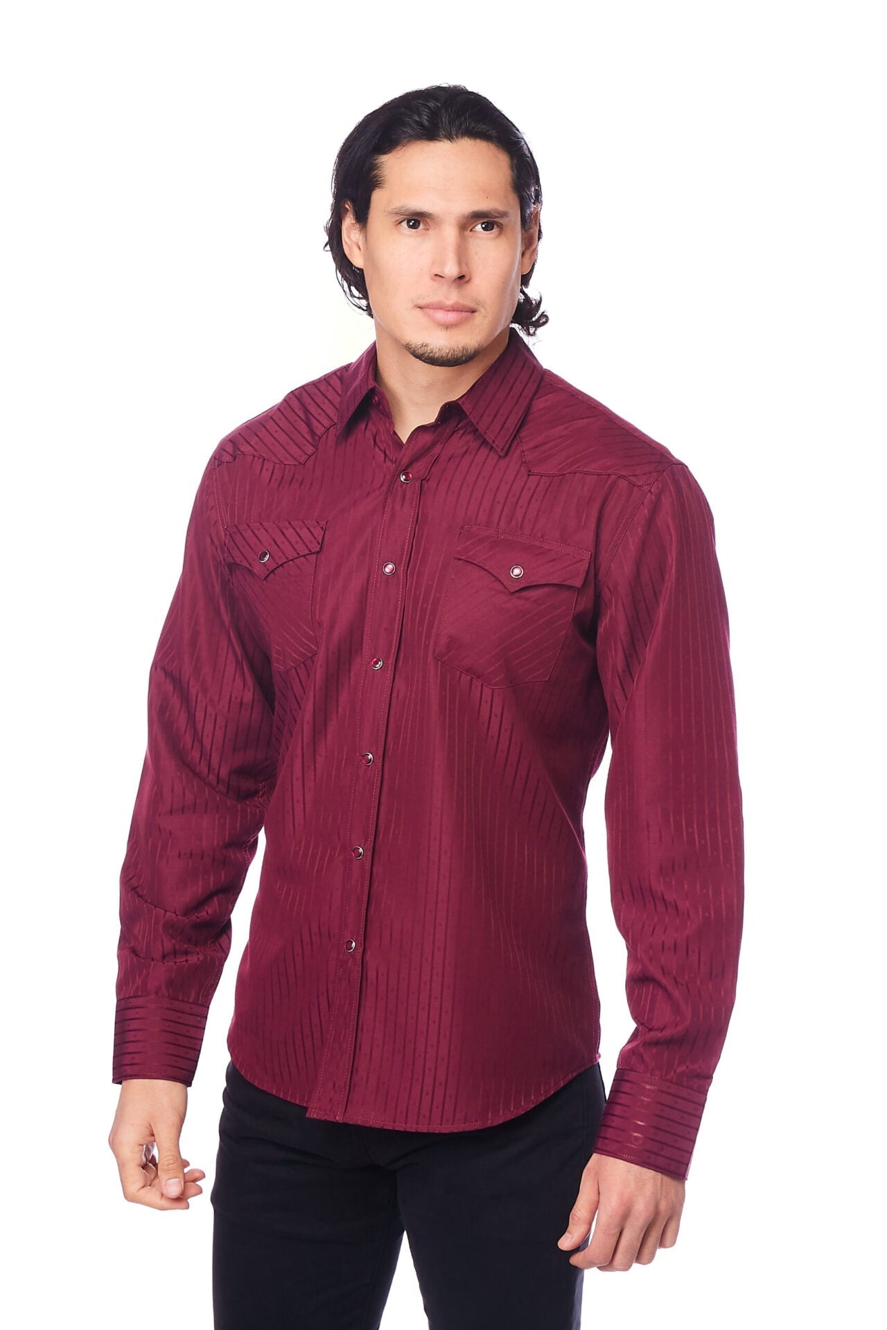 PS504-BURGUNDY - Rodeo Clothing wholesale 