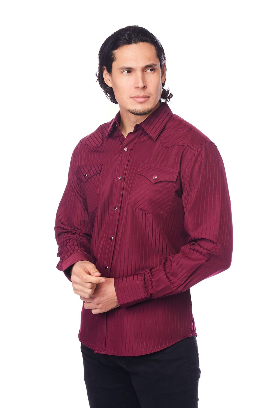 PS504-BURGUNDY - Rodeo Clothing wholesale 