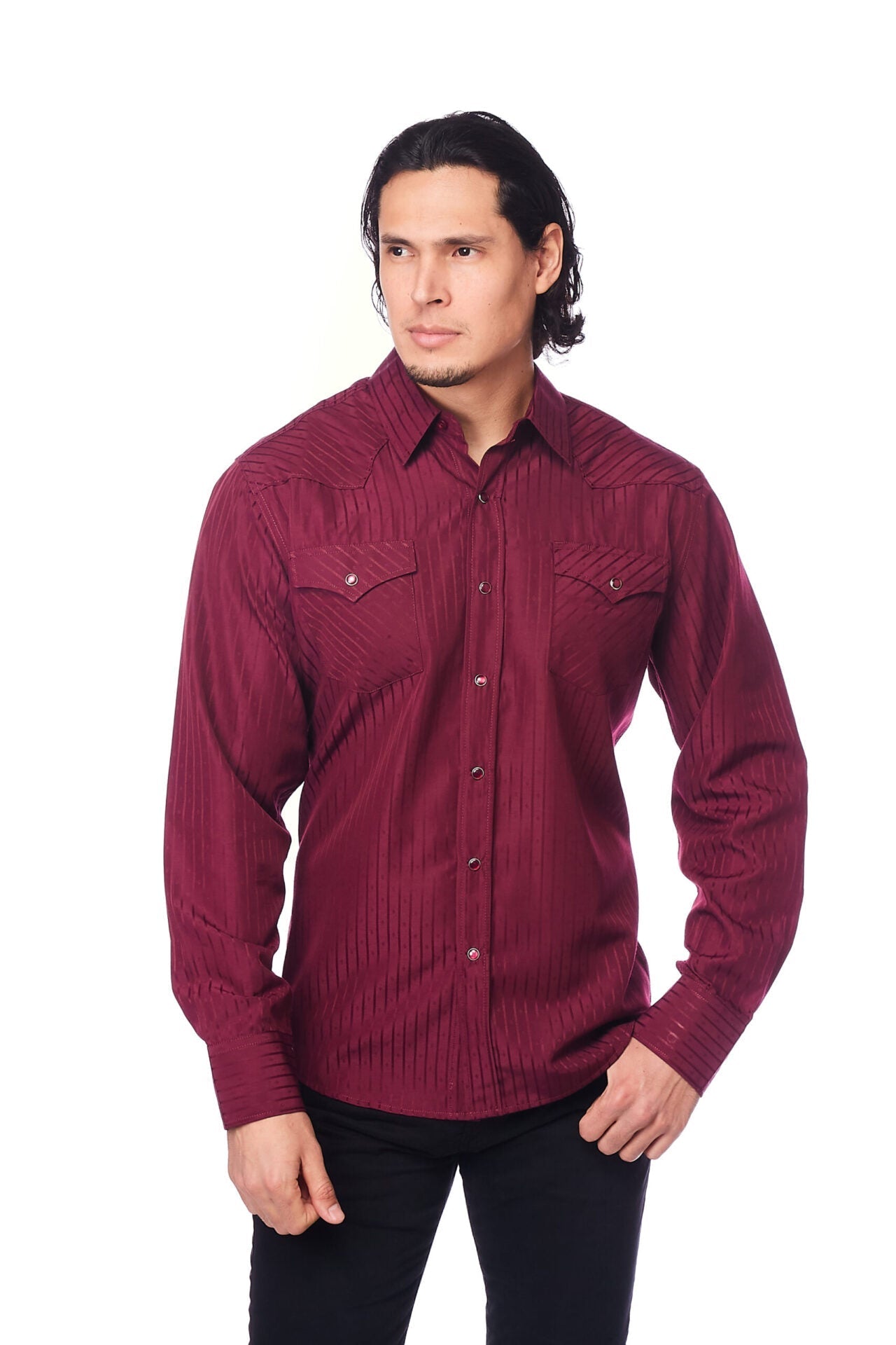 PS504-BURGUNDY - Rodeo Clothing wholesale 