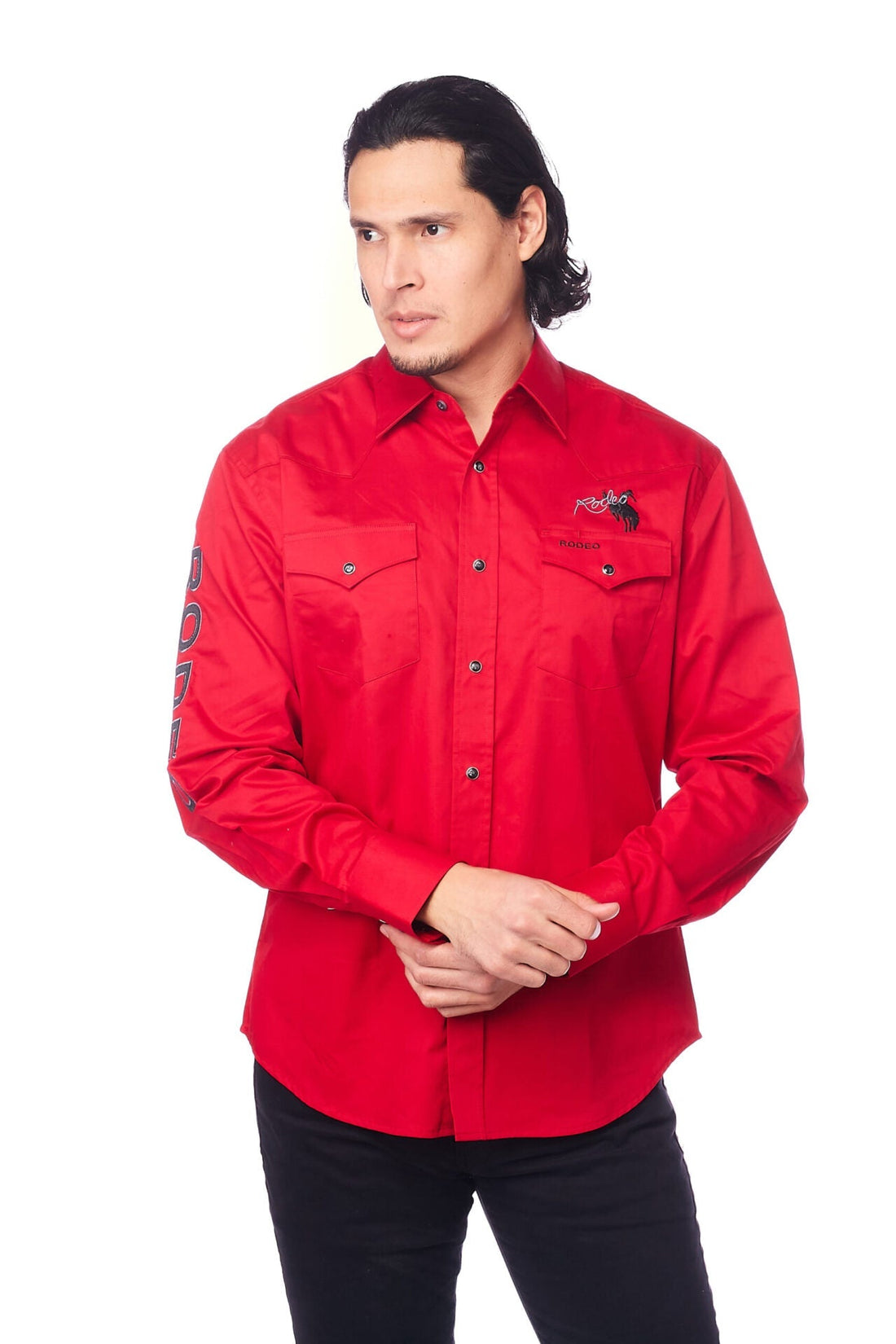 PS550-EMB-RED - Rodeo Clothing wholesale 