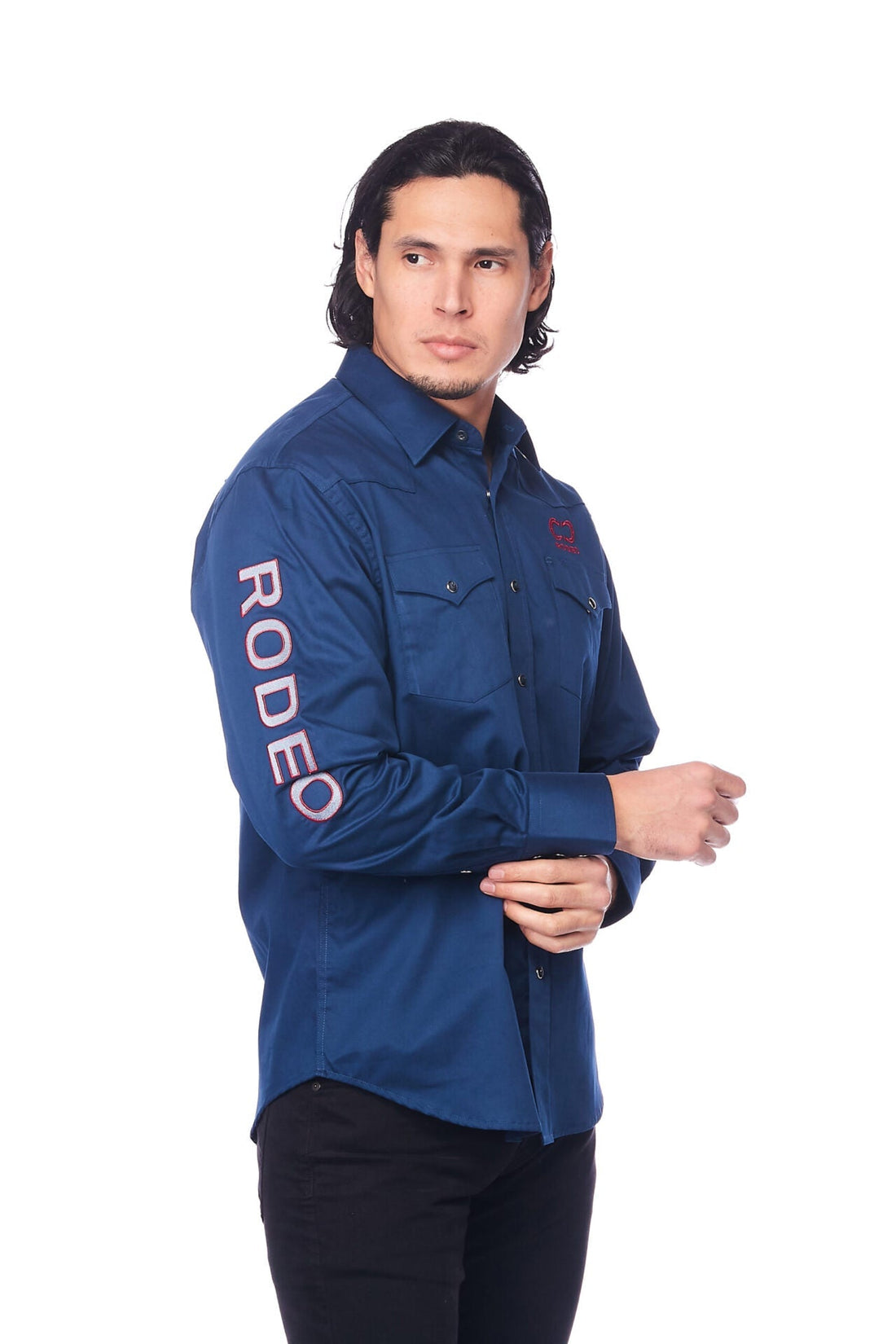 PS550-EMB-NAVY - Rodeo Clothing wholesale 