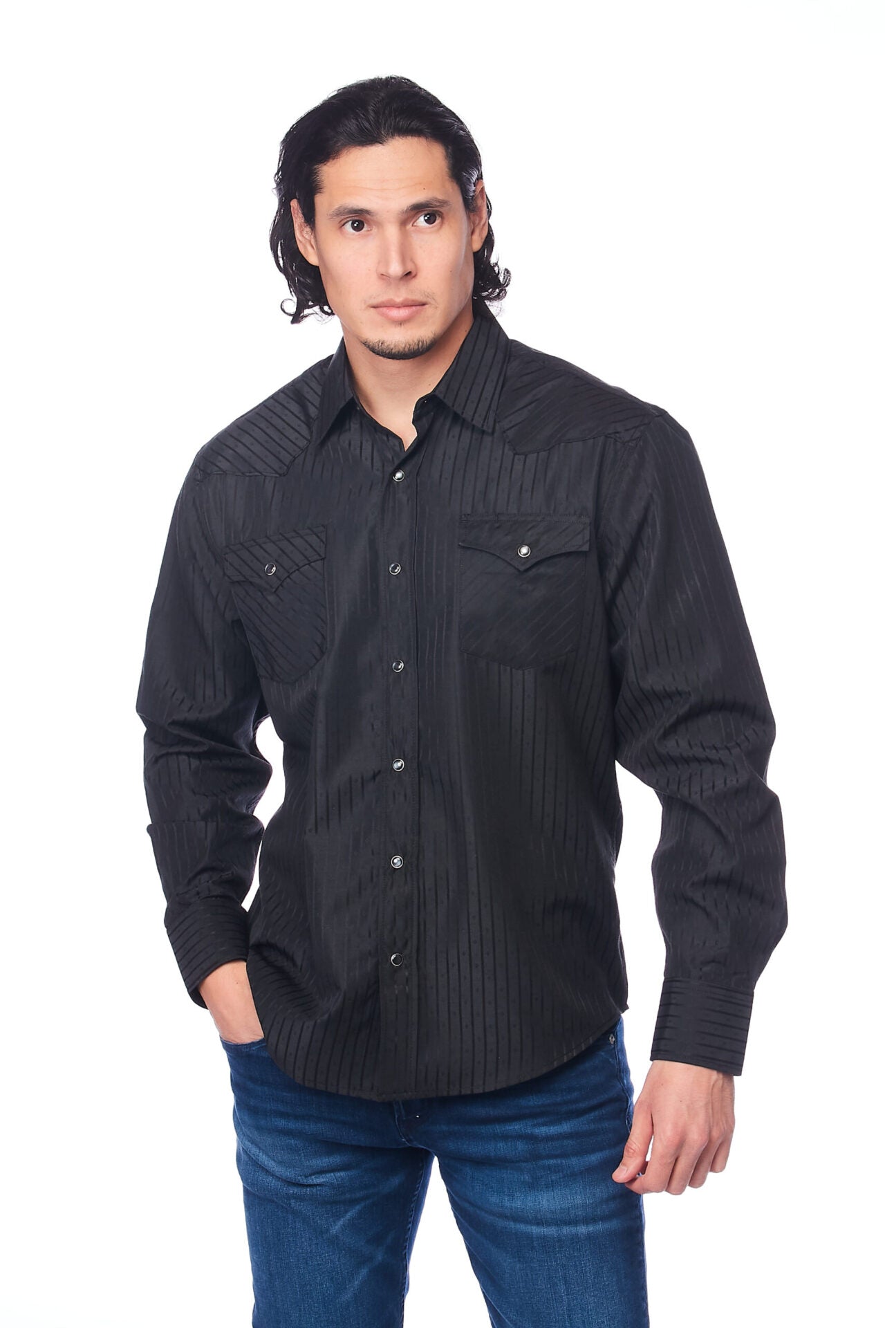PS504-BLACK - Rodeo Clothing wholesale 
