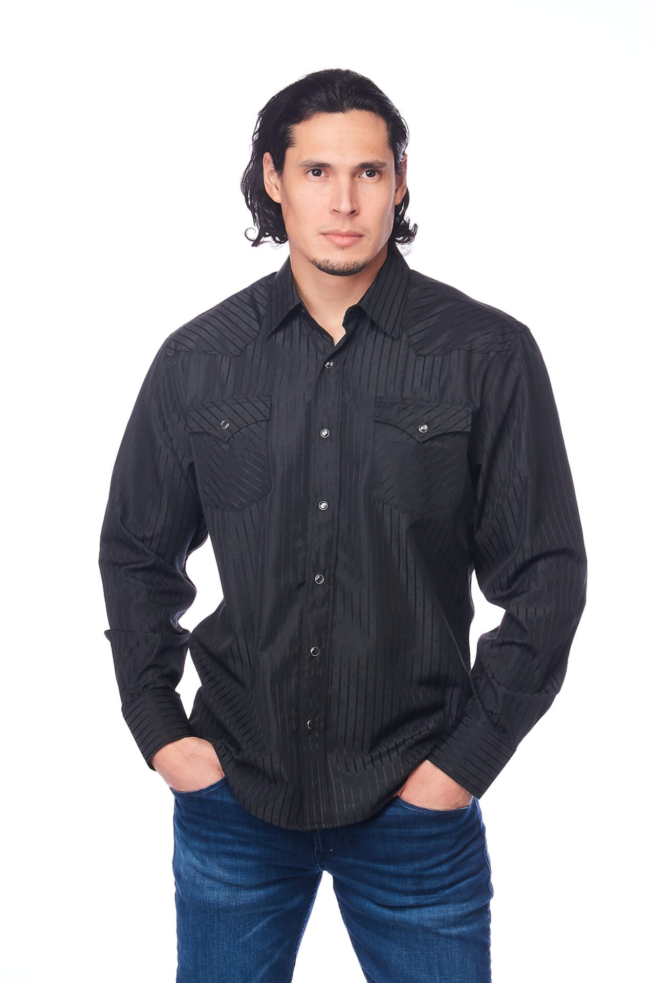 PS504-BLACK - Rodeo Clothing wholesale 
