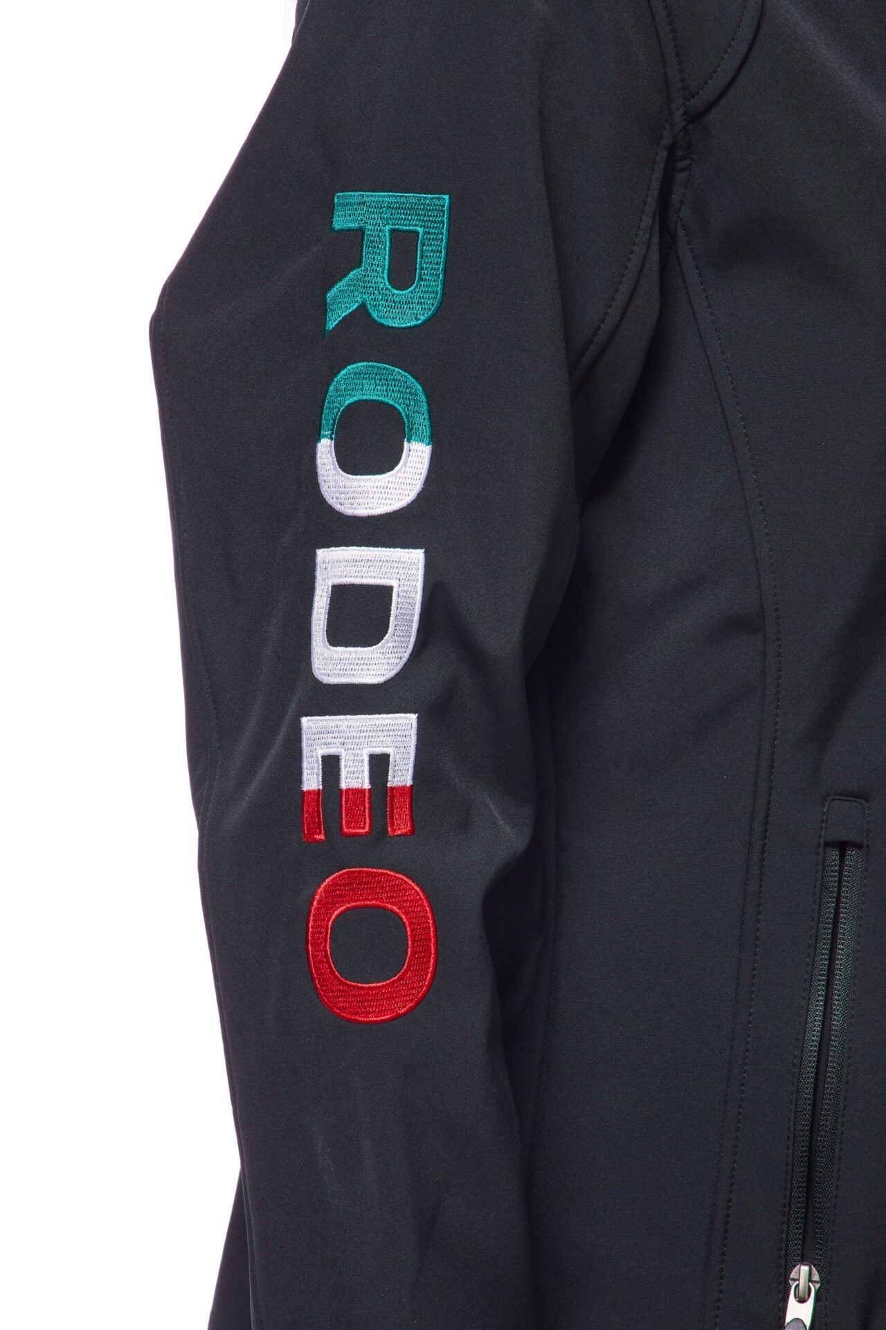 Women's Rodeo Embroidery Sports Jackets -LJ650-EMB-BLKMEX - Rodeo Clothing wholesale 