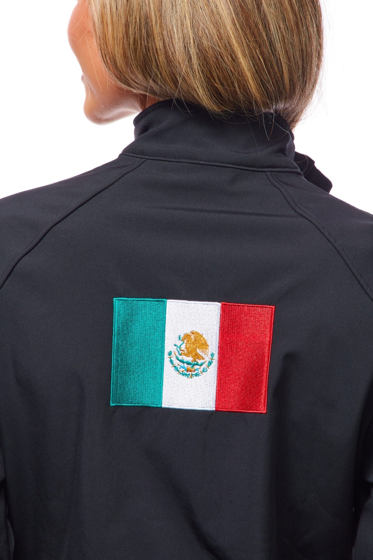 Women's Rodeo Embroidery Sports Jackets -LJ650-EMB-BLKMEX - Rodeo Clothing wholesale 