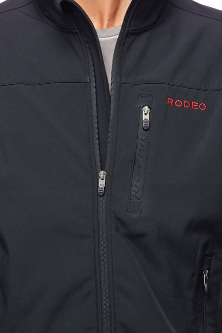 Men's Soft Shell Bonded Jacket-NJ650-EMB-USA Flag - Rodeo Clothing wholesale 