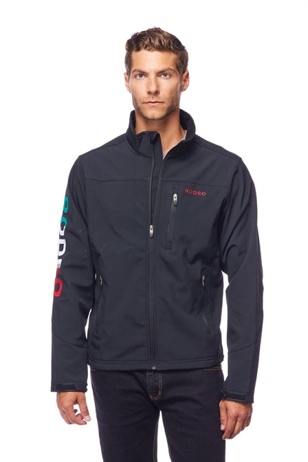 Men's Soft Shell Bonded Jacket-NJ650-EMB-MEX - Rodeo Clothing wholesale 
