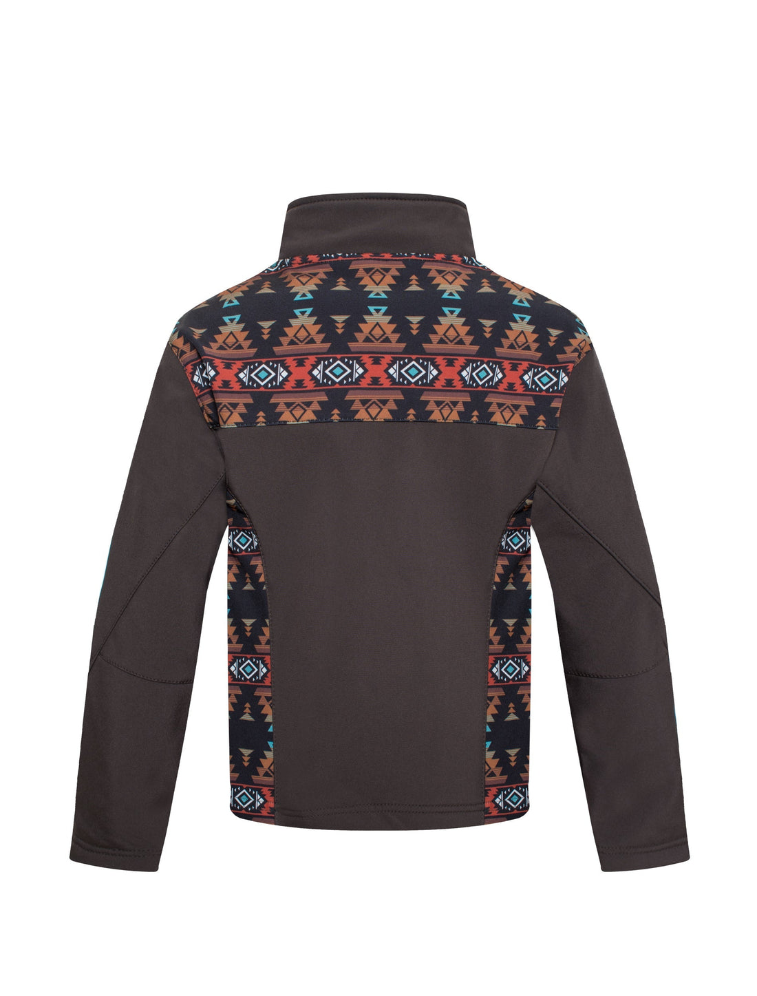 Boys Rodeo Embroidery Jacket-BNJ650-AZ-BROWN/RUST - Rodeo Clothing wholesale 