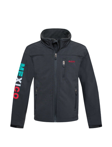Boys Rodeo Embroidery Jacket-BNJ650-EMB-MHL-BLACK - Rodeo Clothing wholesale 
