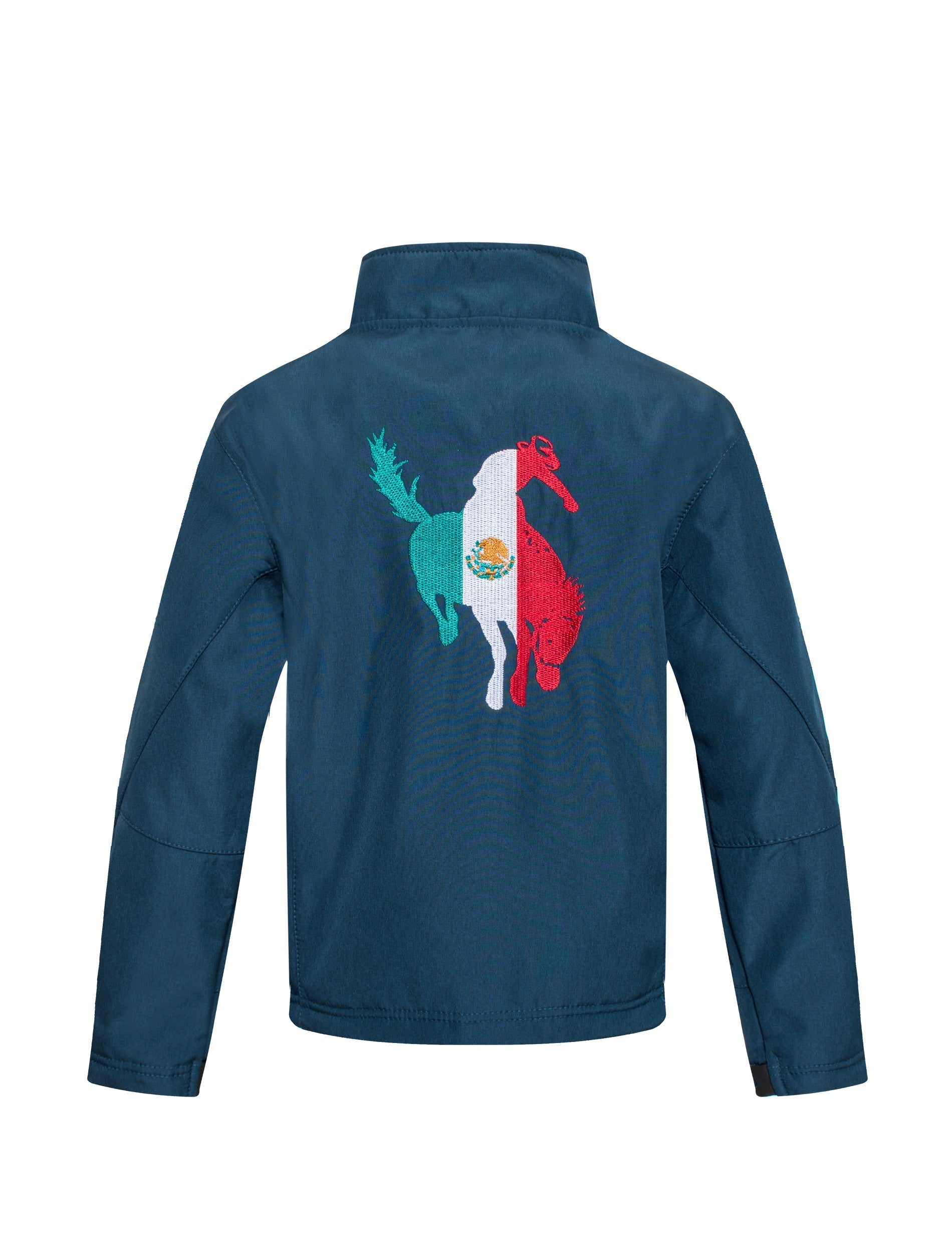 Boys Rodeo Embroidery Jacket-BNJ650-EMB-MHL-NAVY - Rodeo Clothing wholesale 