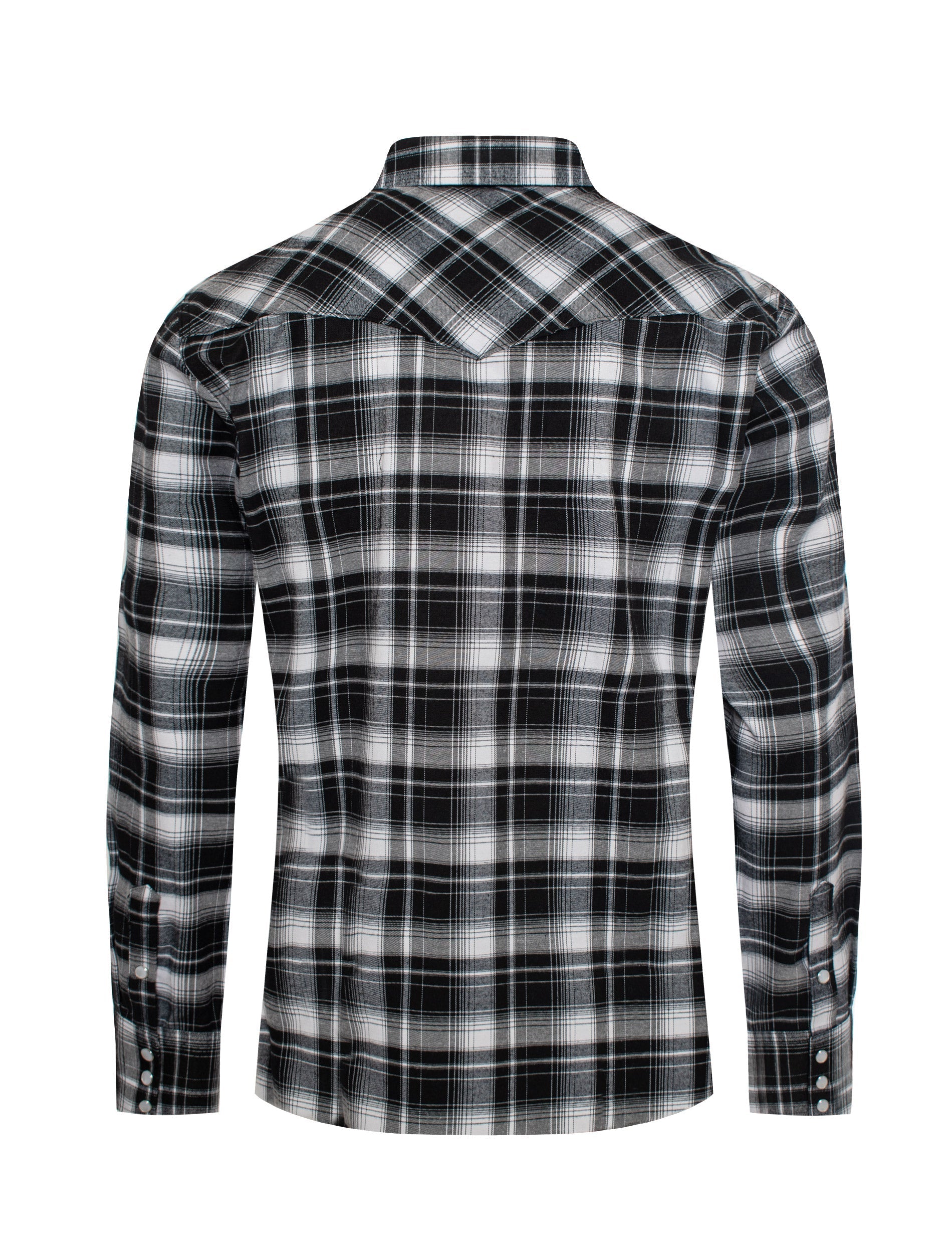 Men's Western Flannel Shirts With Snap Buttons-FLS300-301 - Rodeo Clothing wholesale 