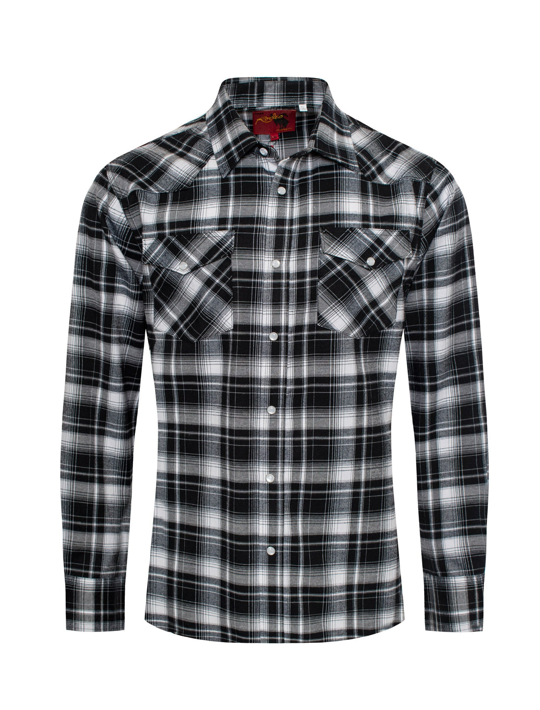 Men's Western Flannel Shirts With Snap Buttons-FLS300-301 - Rodeo Clothing wholesale 