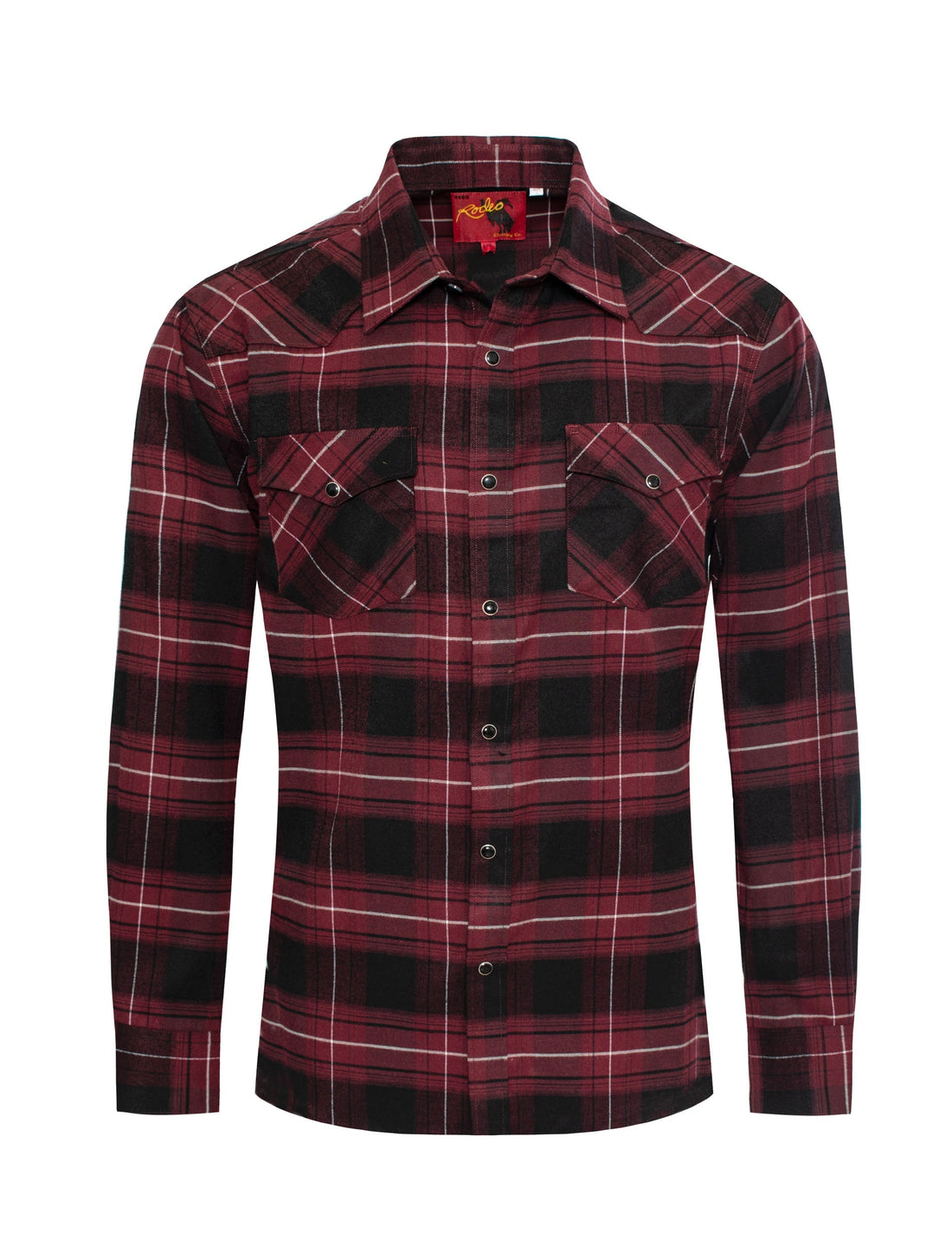 Men's Western Flannel Shirts With Snap Buttons-FLS300-304 - Rodeo Clothing wholesale 