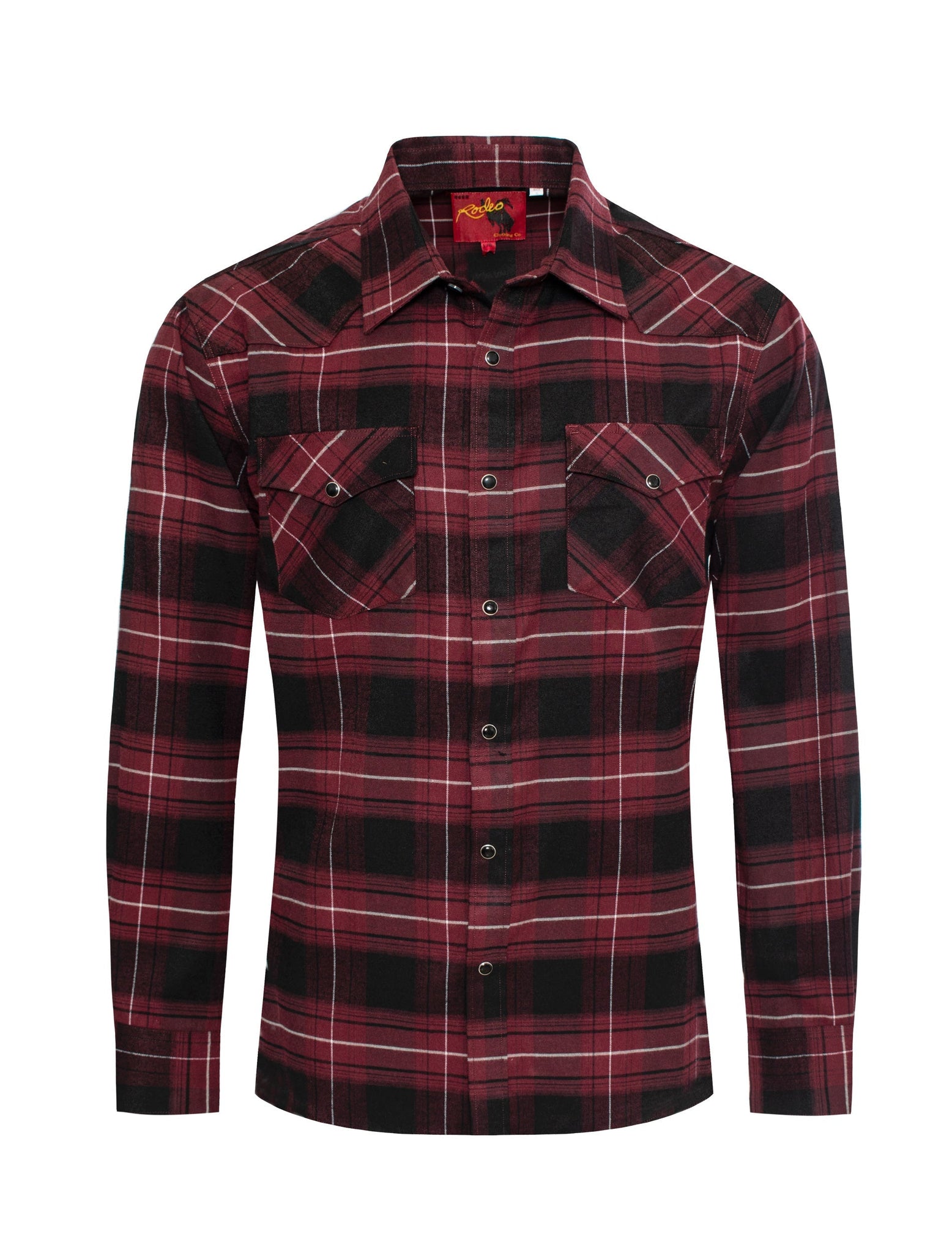 Men's Western Flannel Shirts With Snap Buttons -FLS300-304