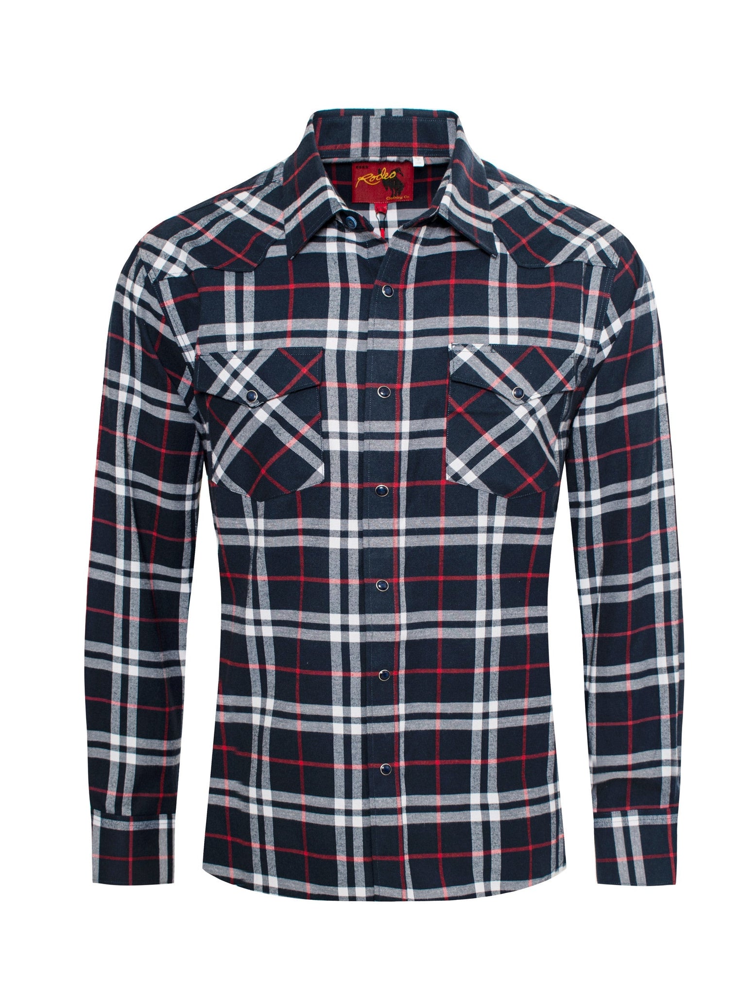 Men's Western Flannel Shirts With Snap Buttons -FLS300-306