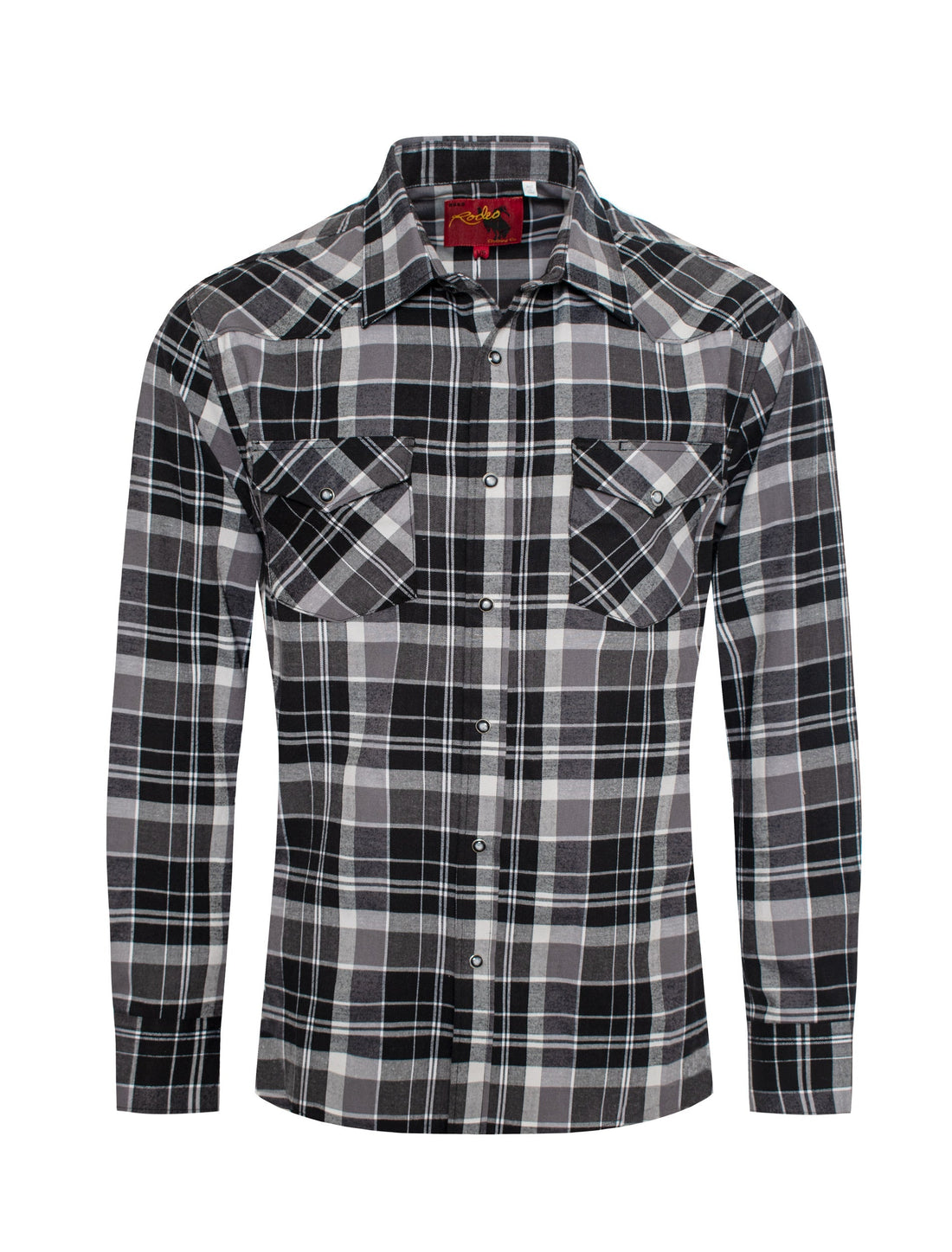 Men's Western Flannel Shirts With Snap Buttons-FLS300-309 - Rodeo Clothing wholesale 