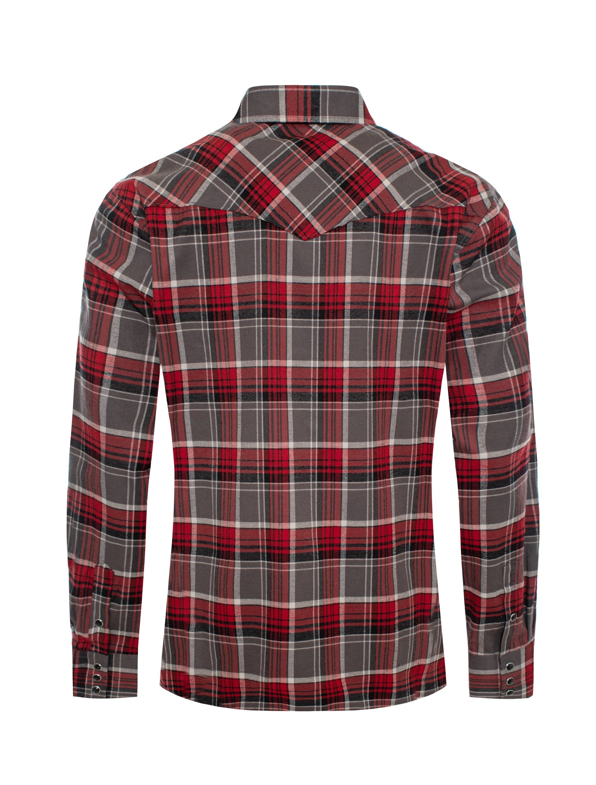 Men's Western Flannel Shirts With Snap Buttons-FLS300-310 - Rodeo Clothing wholesale 