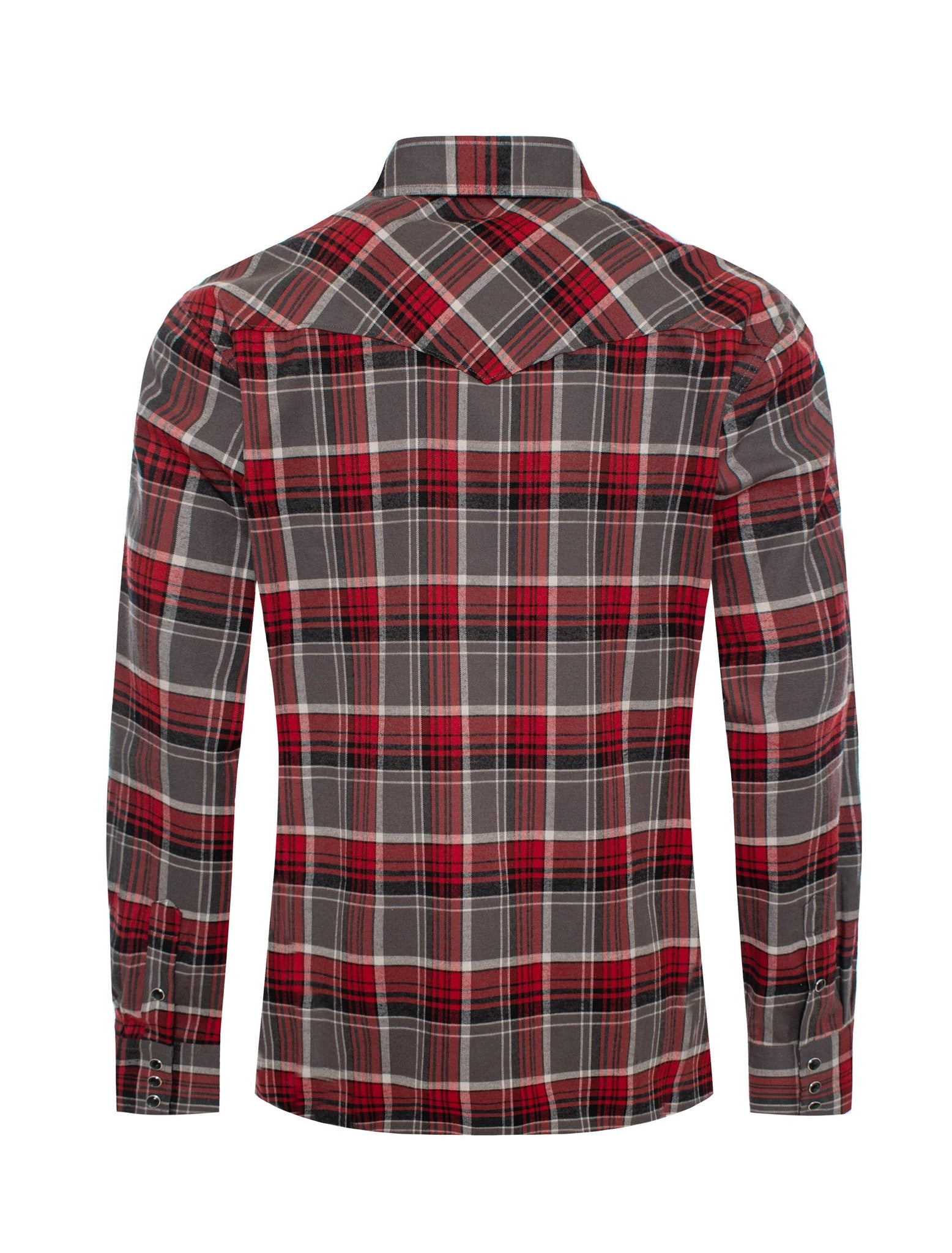 Men's Western Flannel Shirts With Snap Buttons -FLS300-310